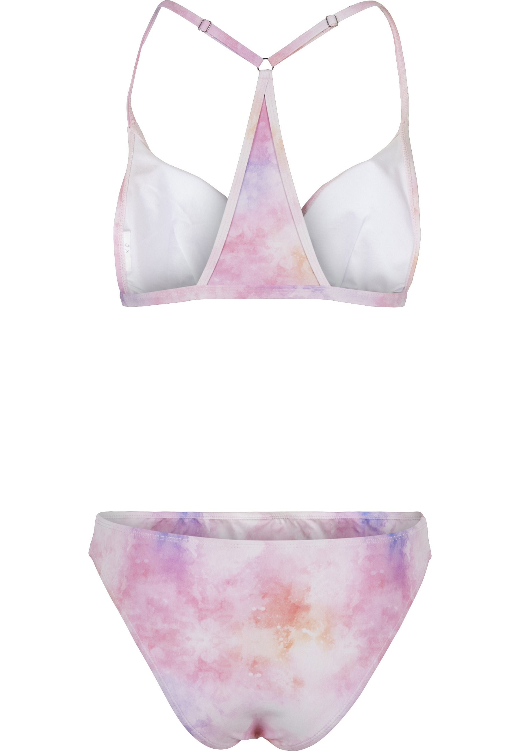 URBAN CLASSICS Bügel-Bikini "Urban Classics Damen Ladies Tie Dye Triangle B günstig online kaufen