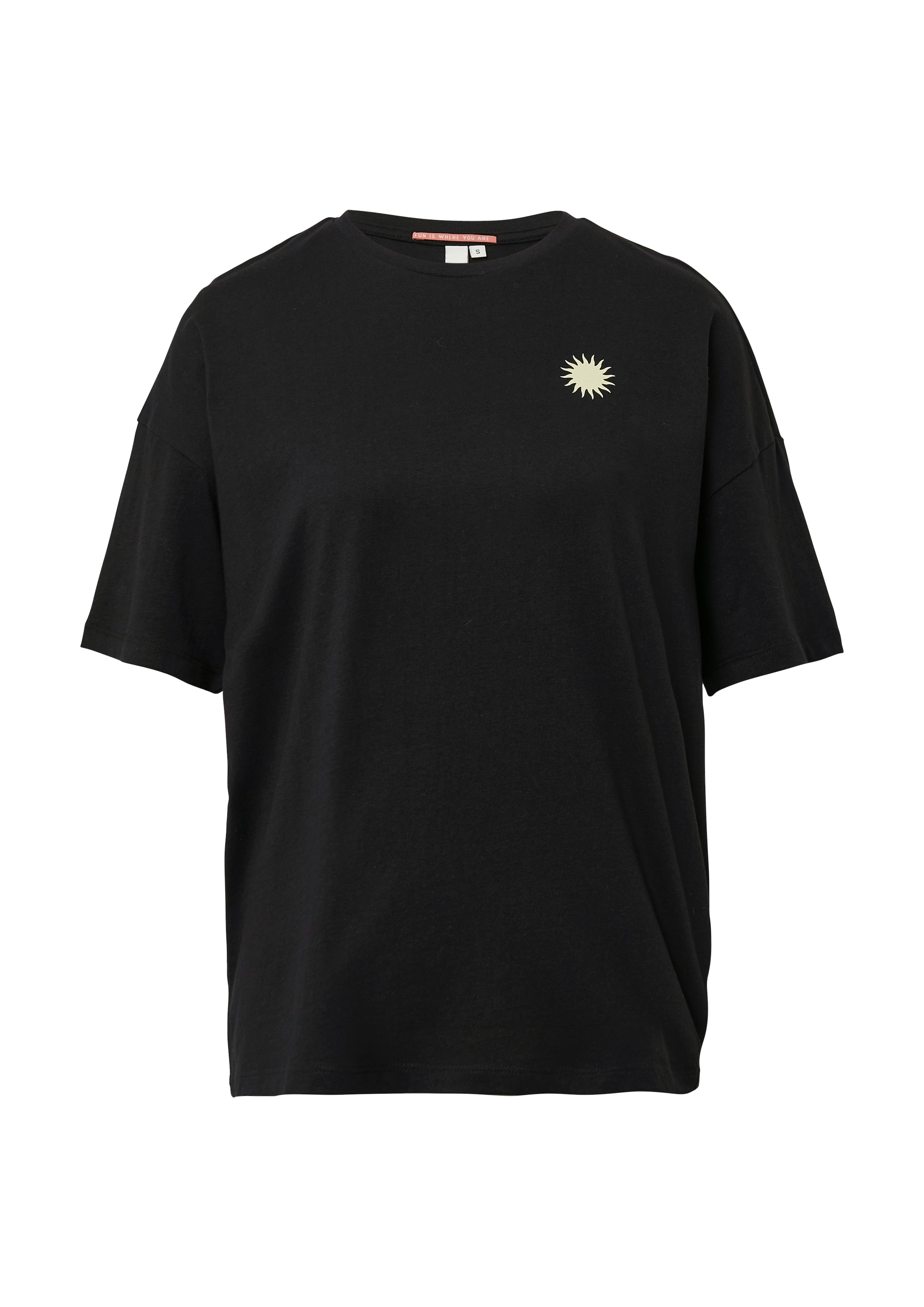 QS T-Shirt, mit Rückenprint