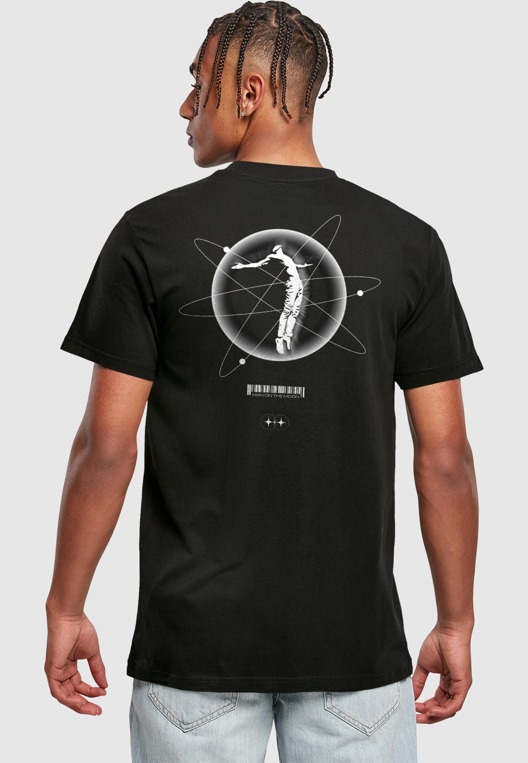 MisterTee T-Shirt »MisterTee Herren Man On The Moon Tee«, (1 tlg.)