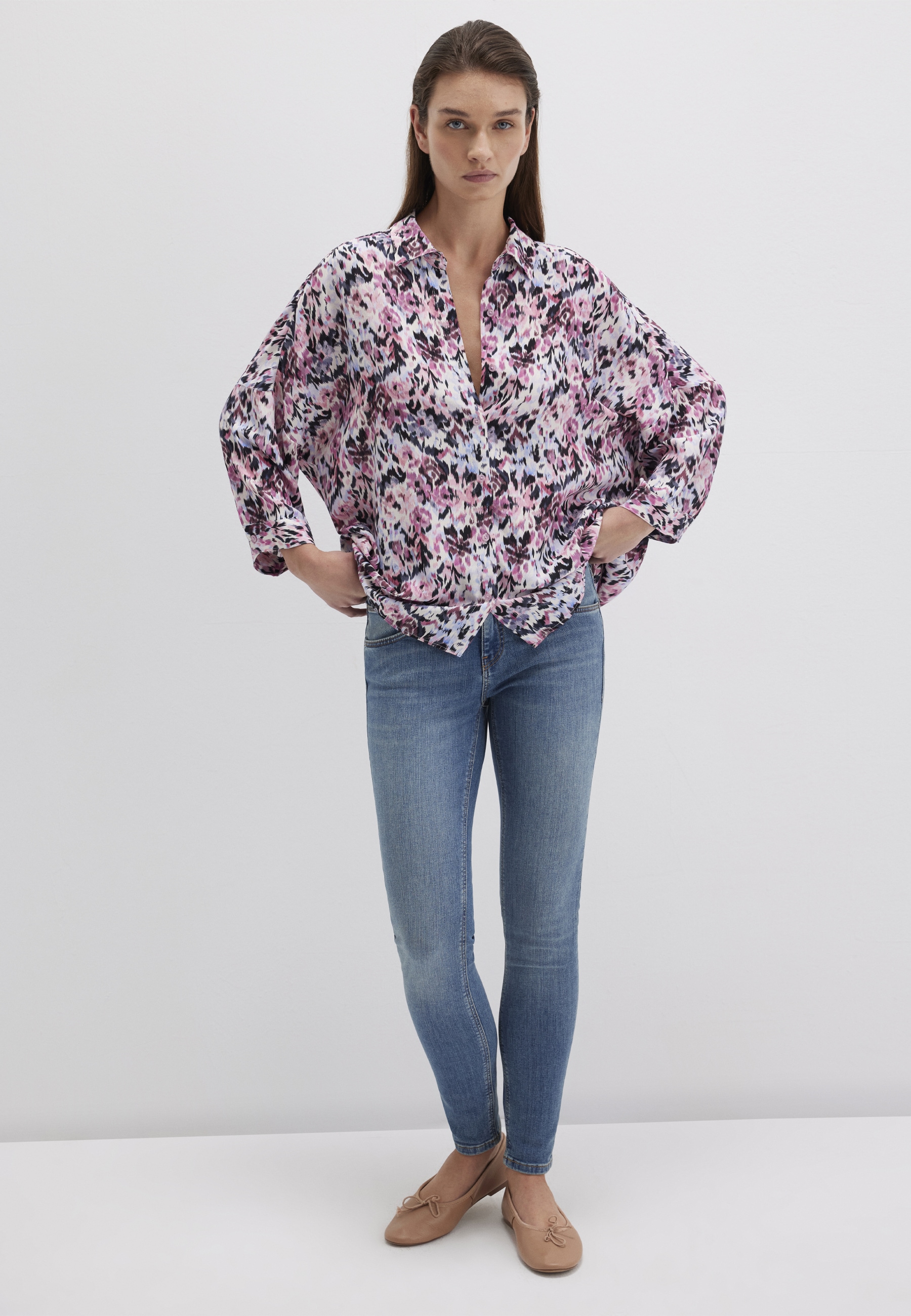 Mavi Langarmbluse "LONG SLEEVE SHIRT", Print Bluse günstig online kaufen