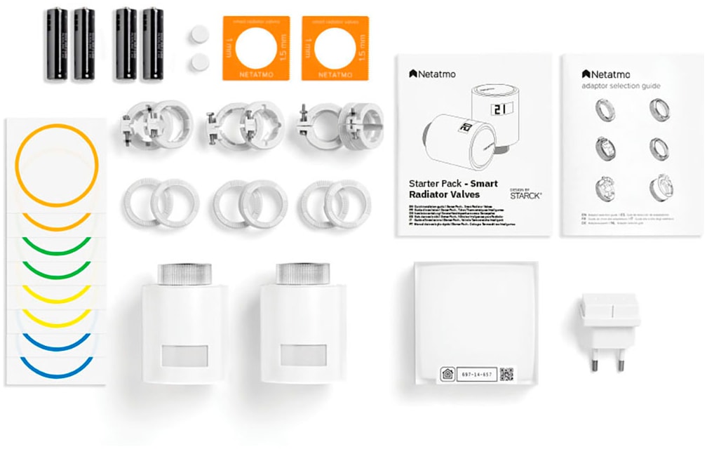 Netatmo Raumthermostat »Smarte Heizkörperthermostate Starterpaket«