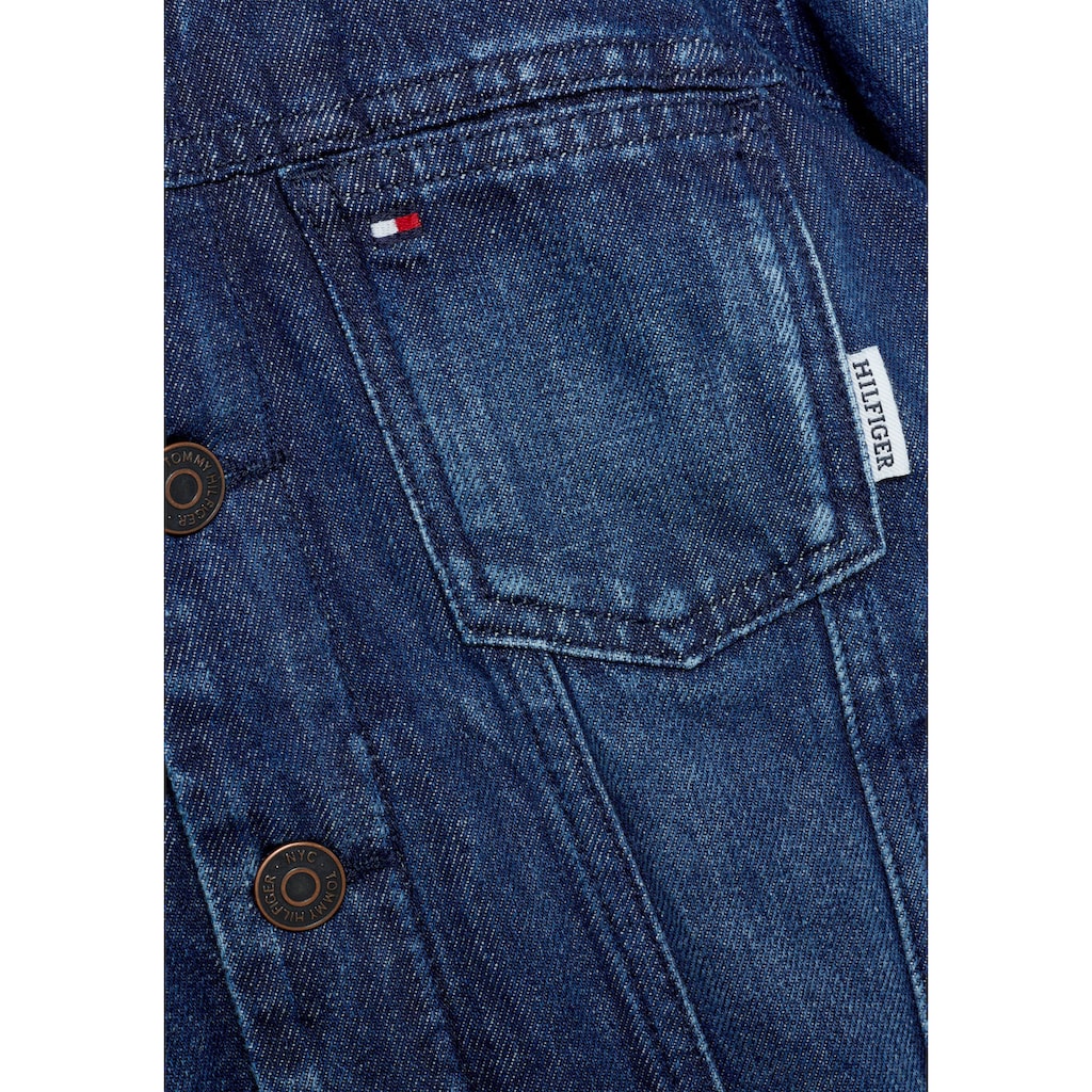 Tommy Hilfiger Jeansjacke »OVERSIZED TRUCKER DARK WASH«, im typischen Trucker Stil