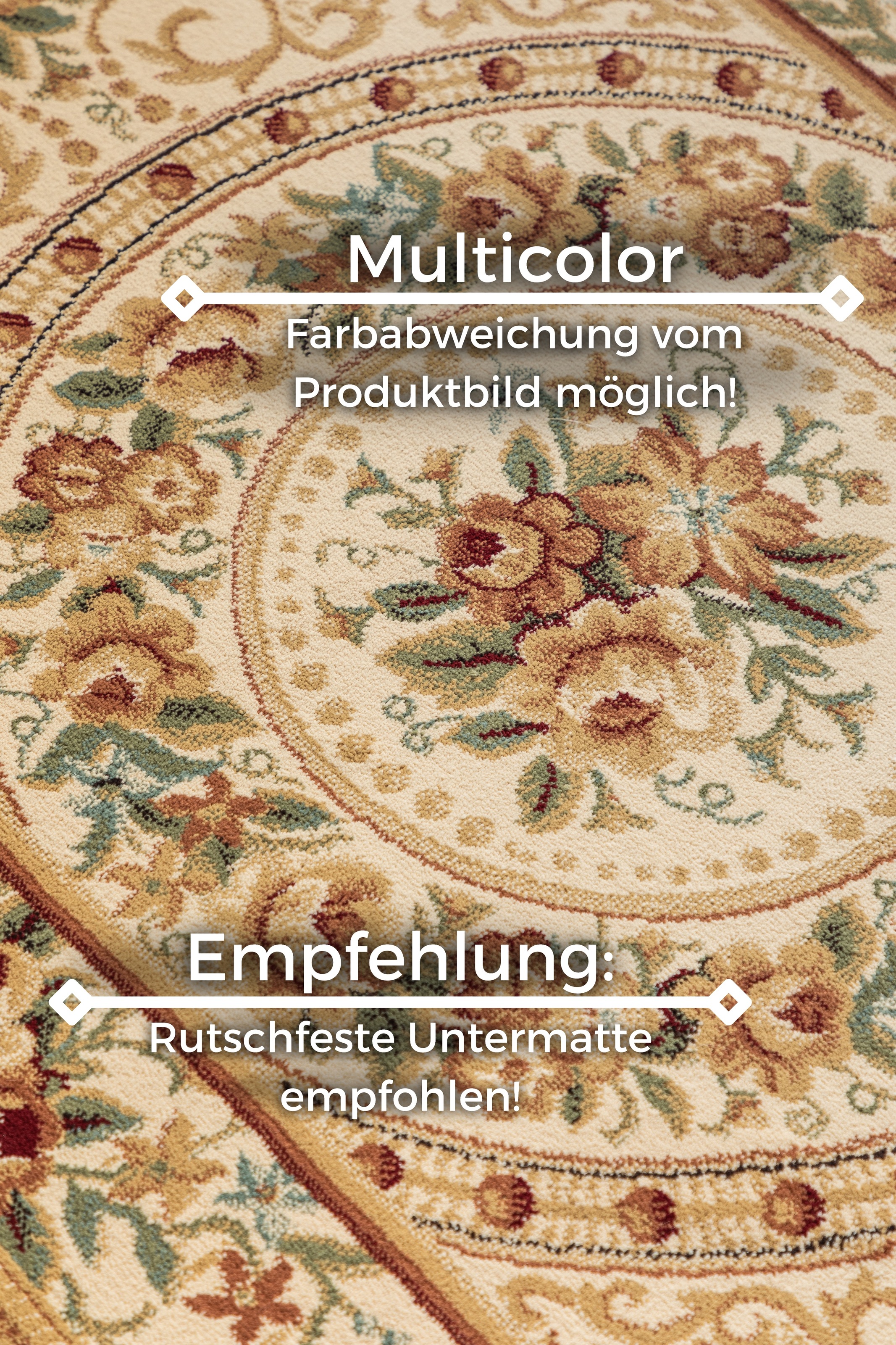 NORTHRUGS Teppich »Adraskan«, rechteckig, 8 mm Höhe, Orient Optik, Läufer, strapazierfähig, pflegeleicht, robust