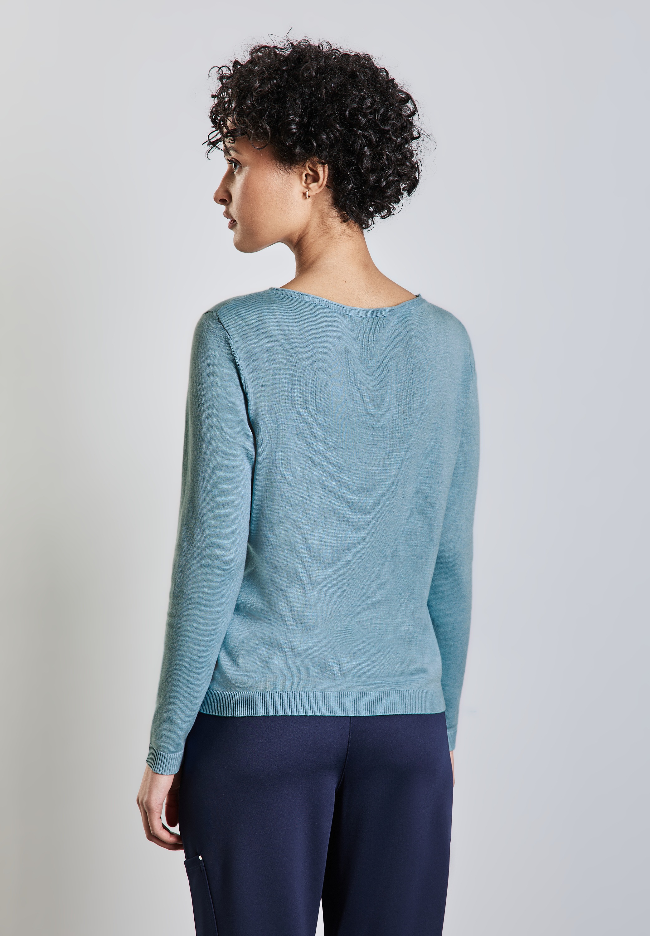 STREET ONE Strickpullover, mit U-Boot-Ausschnitt günstig online kaufen