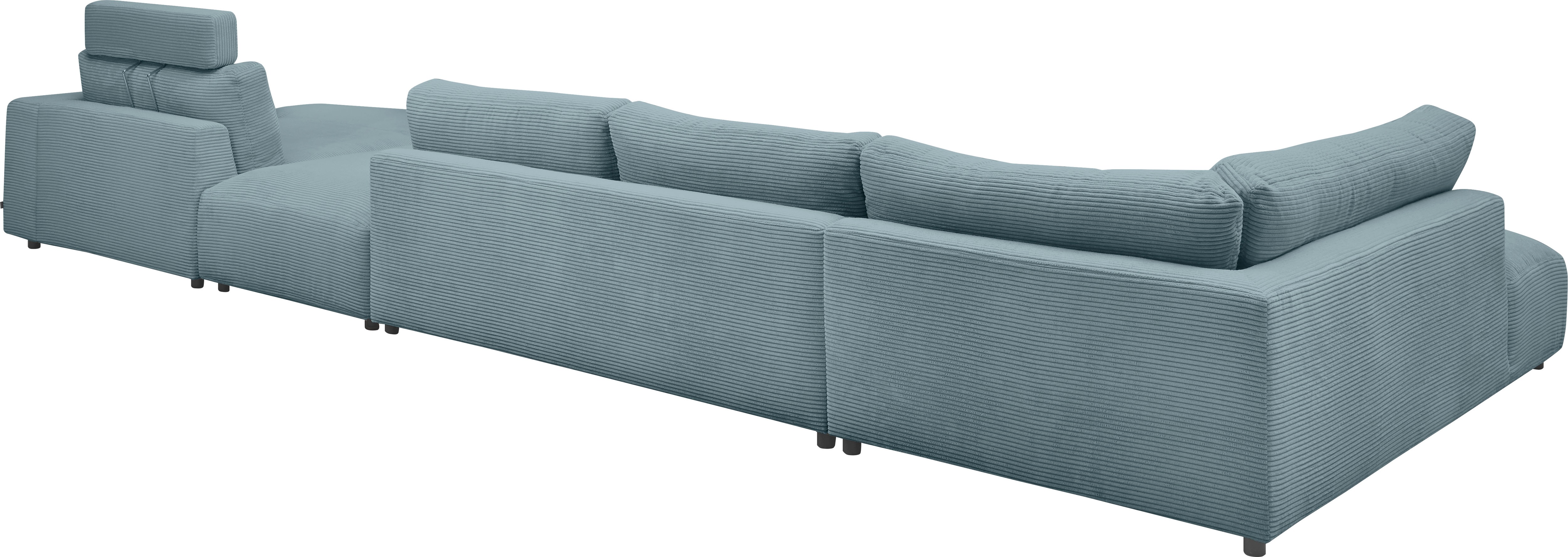 Thumbnail - Musterring Wohnlandschaft "Lucia U-Form" Cord-Bezug, inklusive Kopfstütze, Gesamtbreite 524 cm