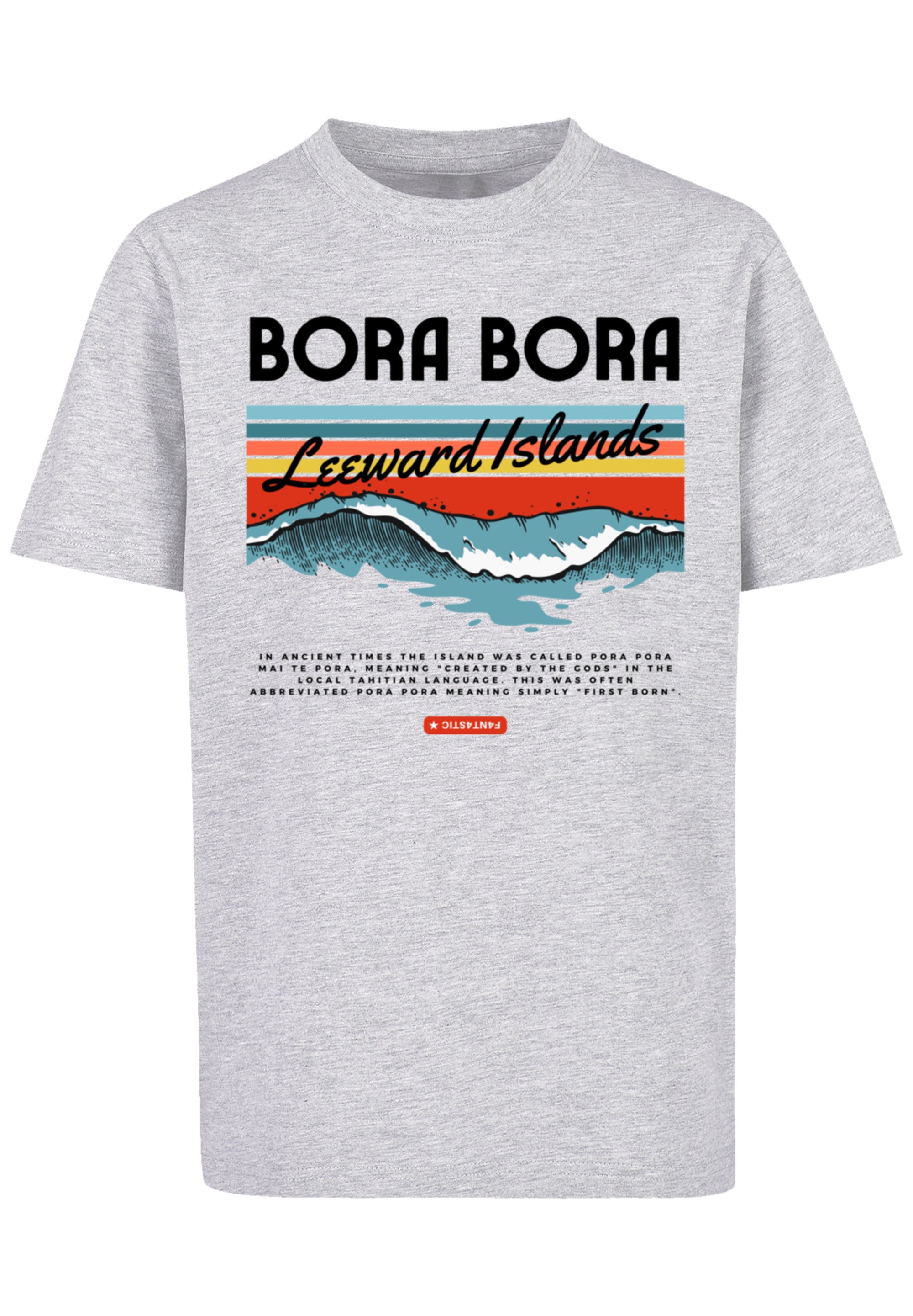 F4NT4STIC T-Shirt »Bora Bora Leewards Island«, Print