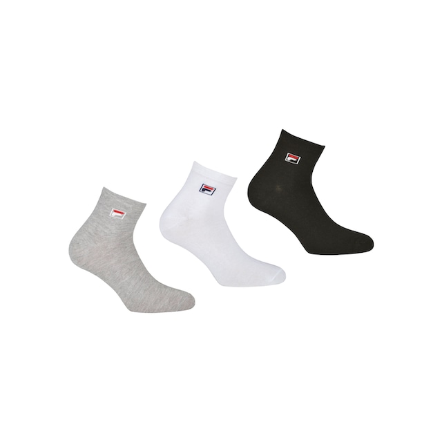 Fila Kurzsocken, (Packung, 3 Paar), mit eingestrickem Logo online bestellen  | BAUR