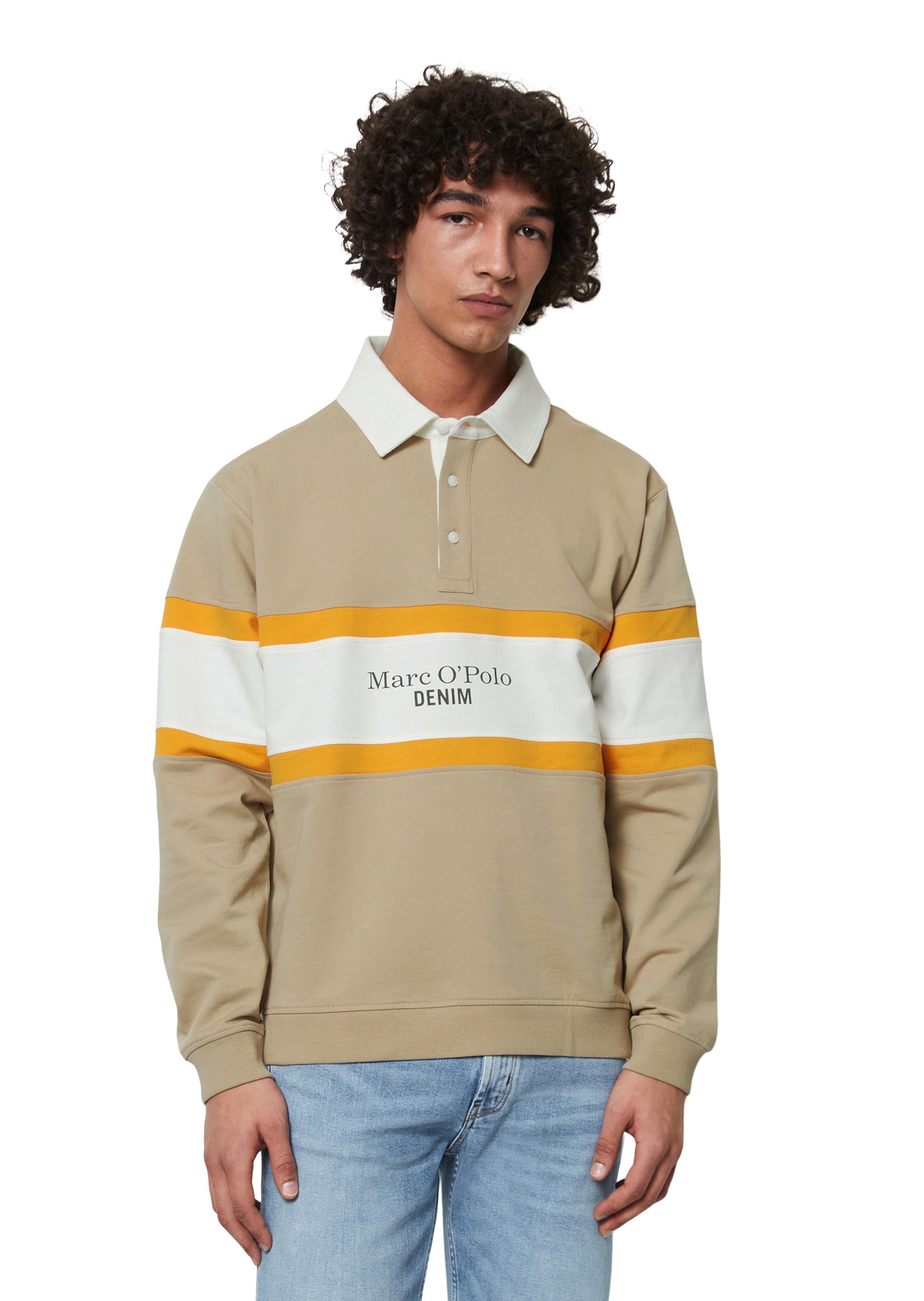 Sweatshirt »im Polo-Style«