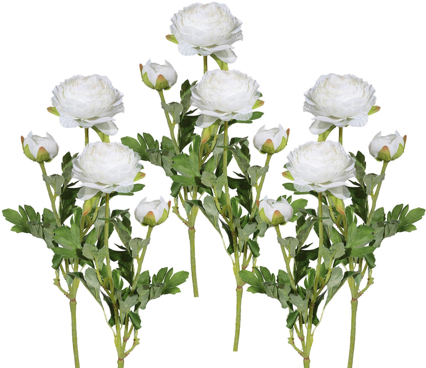 Creativ green Kunstblume "Ranunkel" für schöne Arrangements wie Sträuße und Gestecke