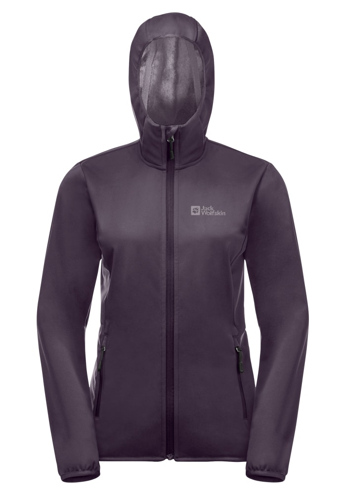Jack Wolfskin Softshelljacke »WINDHAIN HOODY W«, mit Kapuze