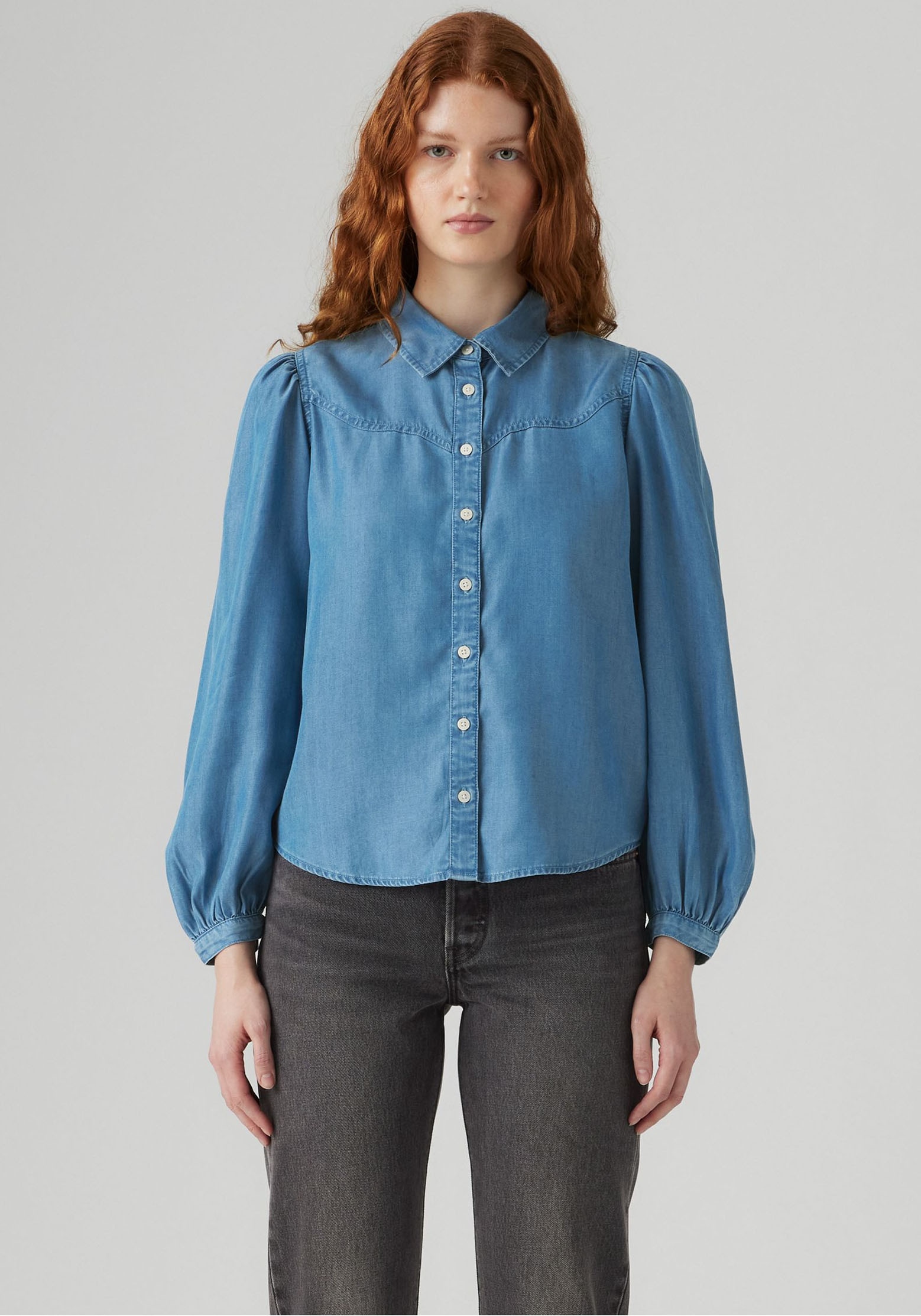 Levis Langarmbluse, Mit Puffärmel günstig online kaufen