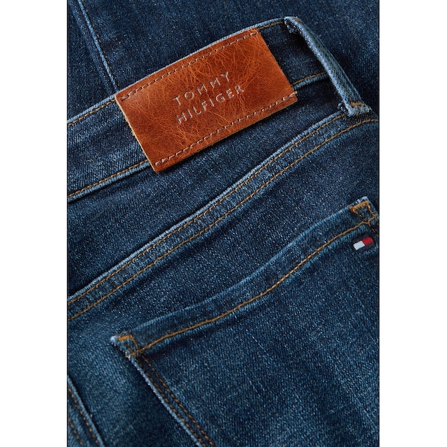 Skinny-fit-Jeans Tommy SKINNY COMO Tommy RW »TH bestellen GYA«, BAUR FLEX Logo-Badge mit | Hilfiger Hilfiger