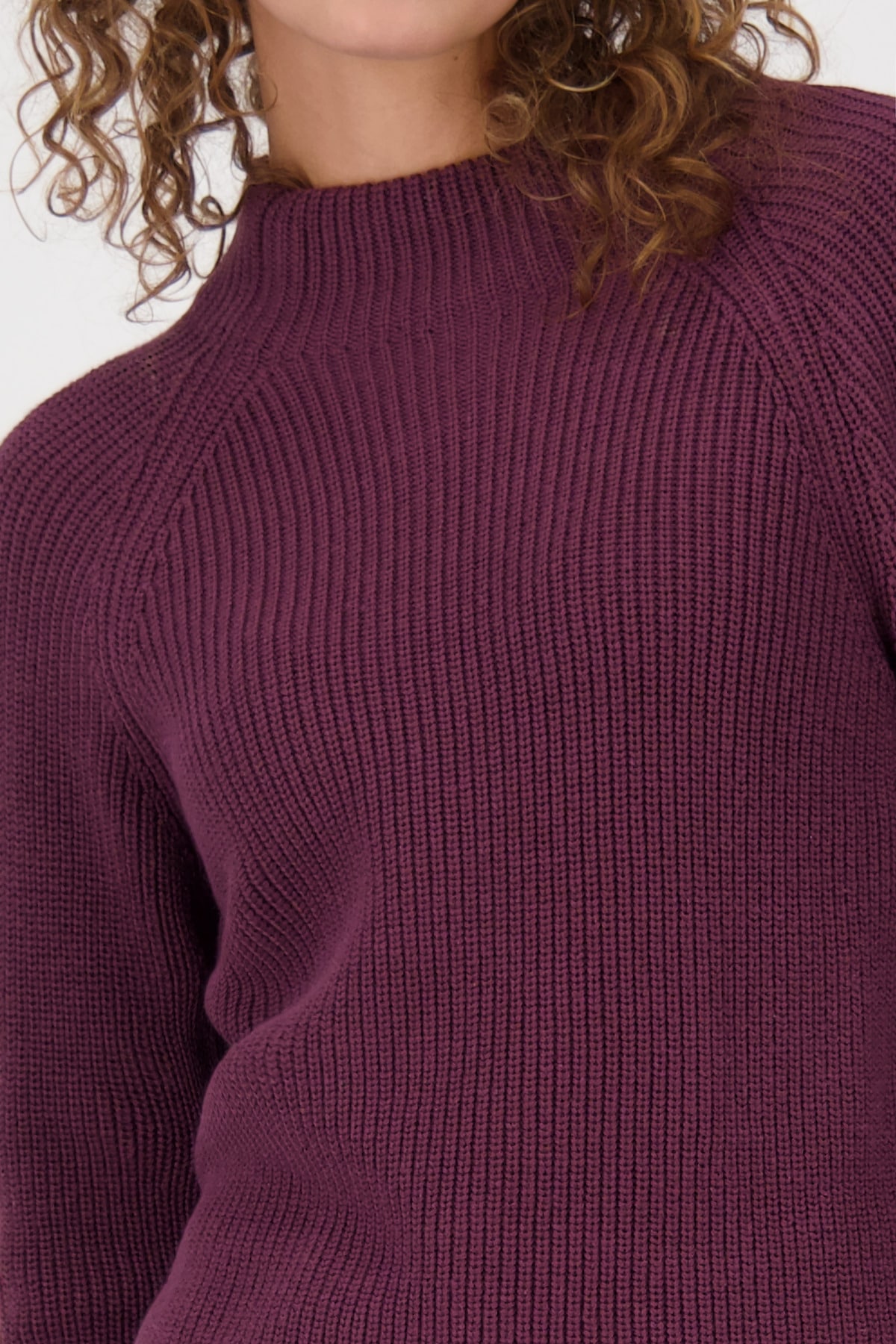 Monari Strickpullover »Pullover Basic Perlfang«, Regular fit mit Rundhalsausschnitt