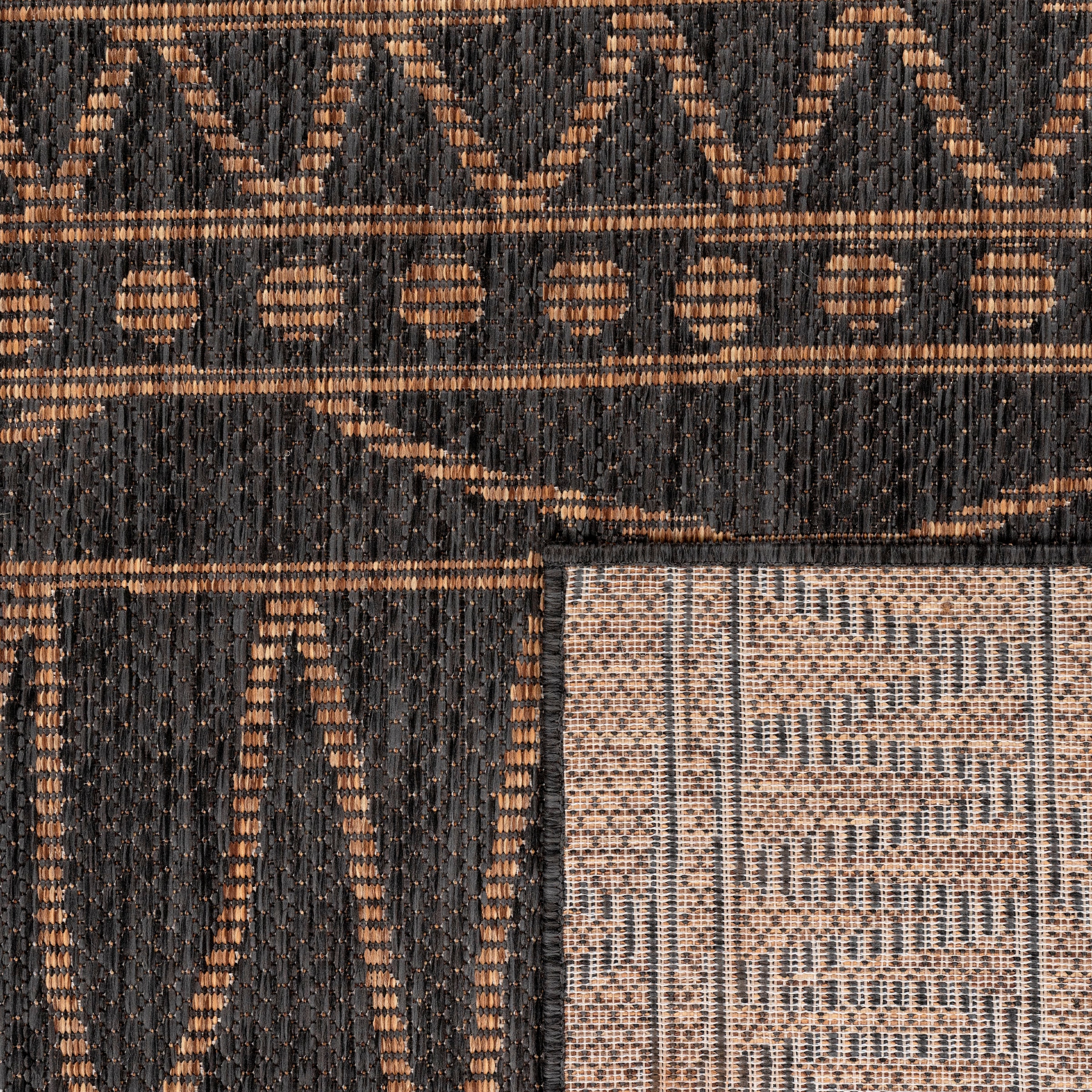 Paco Home Teppich »Illusion 321« rechteckig 5 mm Höhe Flachgewebe, modernes Design, In- und Outdoor geeignet, UV-beständig