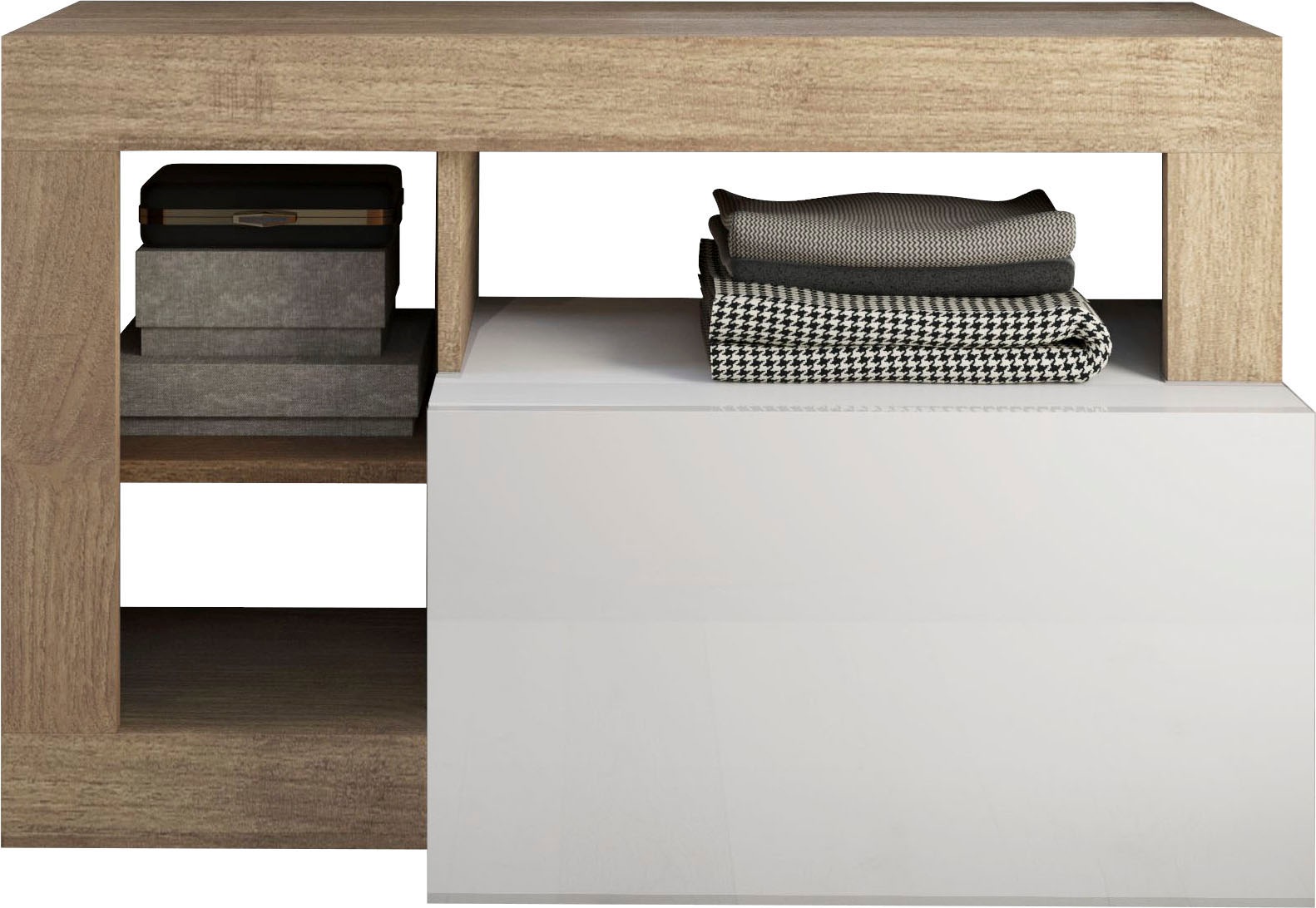 Home affaire Garderobenschrank "Hamburg, Breite 91 cm" mit 1 Klappe günstig online kaufen