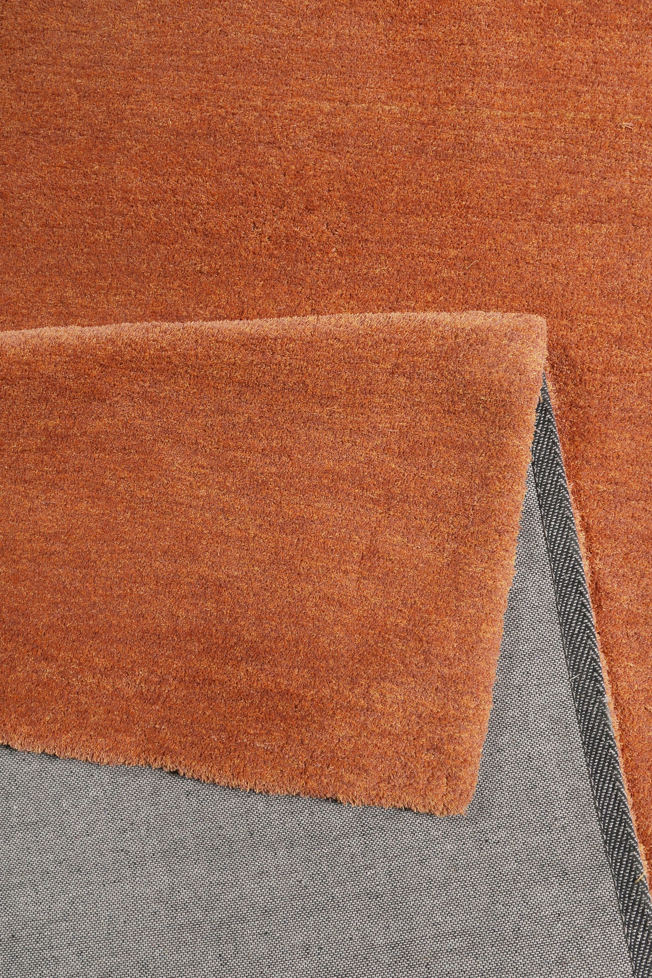 Teppich ESPRIT "Loft ESP-4223" Gr. 5, orange (orange, terra), B:200cm H:20mm L:200cm, Kunstfaser, Teppiche, Teppich, Wohnzimmer, große Farbauswahl, sehr weicher Flor, dicht gewebt, robust 2