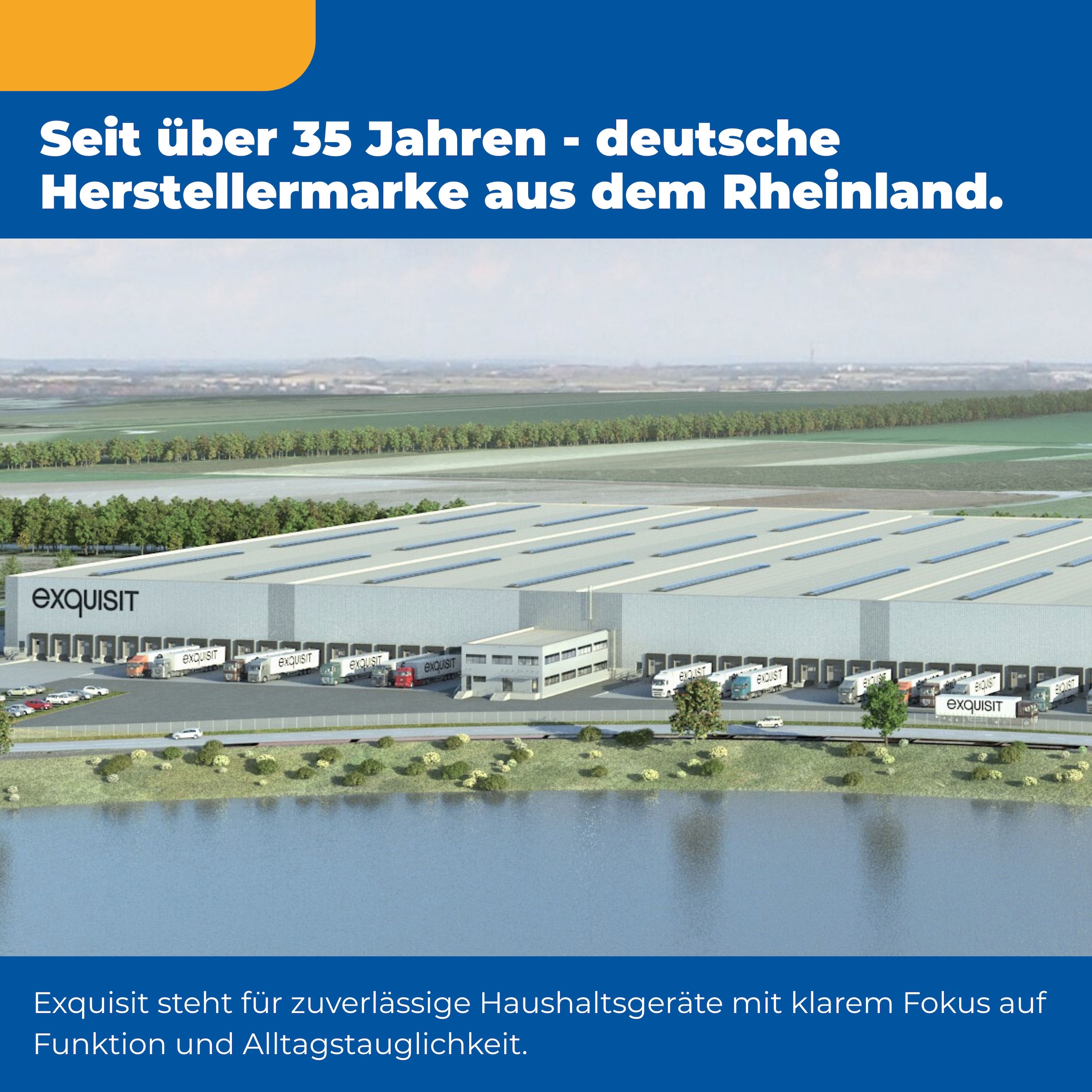 exquisit vollintegrierbarer Geschirrspüler 6312 »EGSP6312-E-030E silber« 11 l 12 tlg. Maßgedecke 12 Maßgedecke & flüsterleise 49 dB – stark und angenehm ruhig