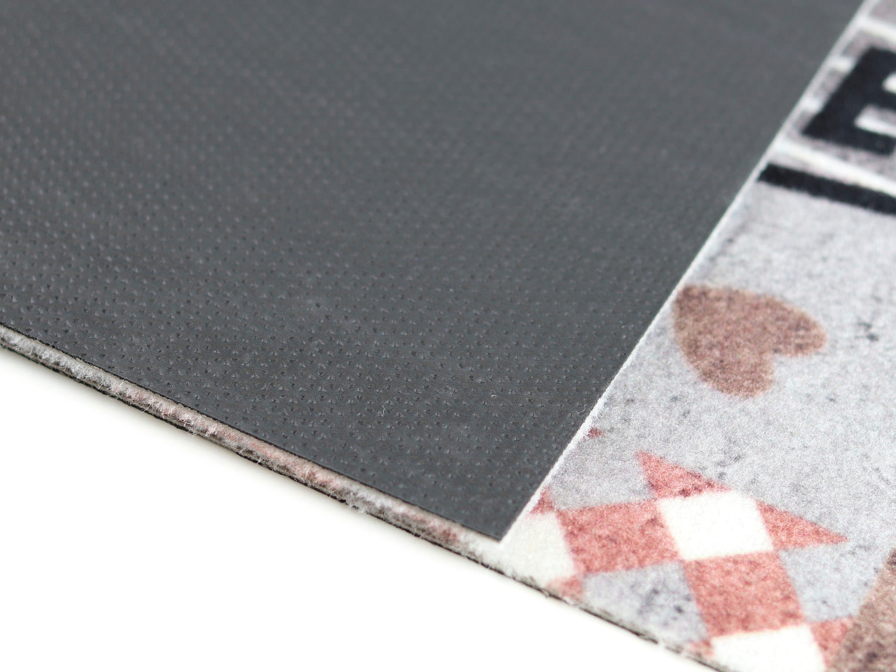 Küchenläufer "BON CAFE, Made in Belgium", braun, B:45cm H:5mm L:145cm, Polyamid, PRIMAFLOR-IDEEN IN TEXTIL, Teppiche, mit Schriftzug & Motiv Kaffee, rutschhemmend, waschbar, Küche 3