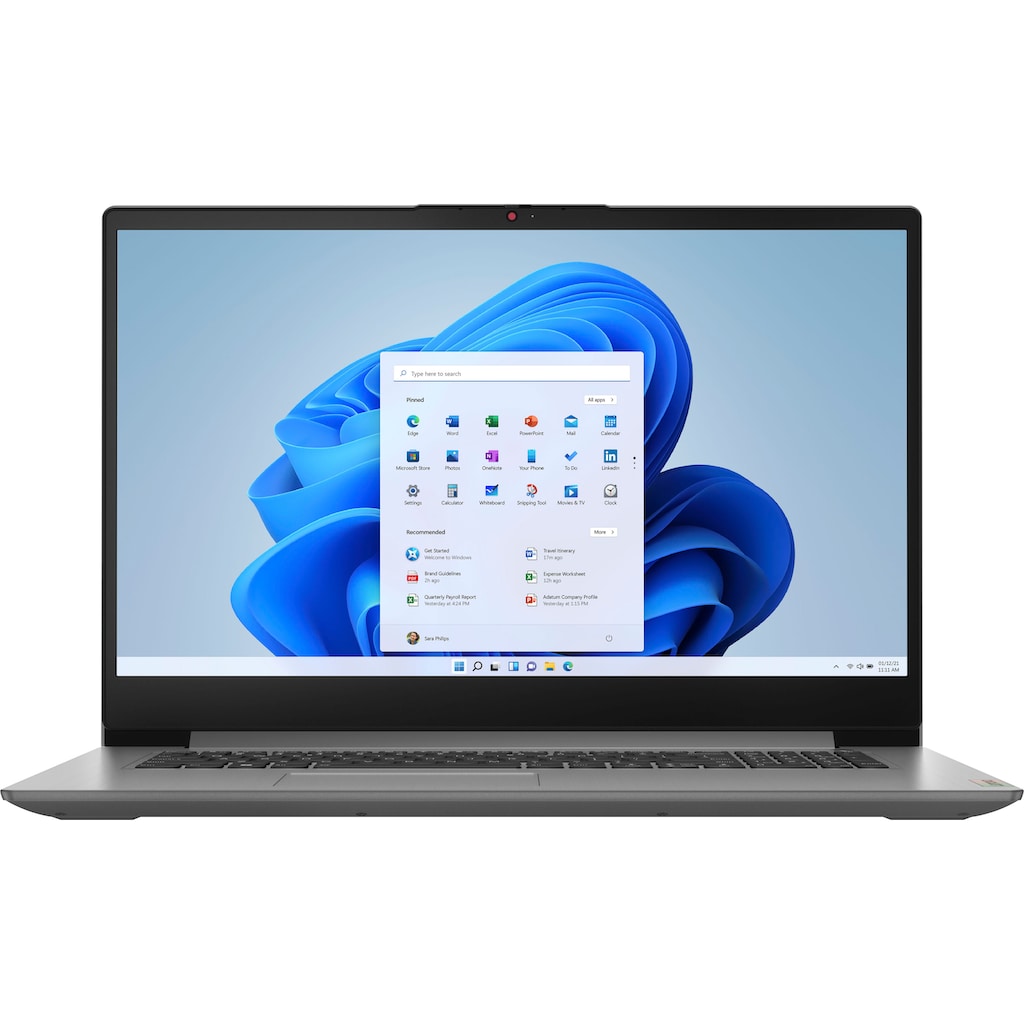 Lenovo Business-Notebook »IdeaPad 1 15" Laptop, Full HD IPS Display, 8 GB RAM, Windows 11 Home,«, 39,62 cm, / 15,6 Zoll, AMD, Ryzen 3, Radeon™ 610M, 512 GB SSD, 3 Monate kostenlos Lenovo Premium Care, 15AMN7