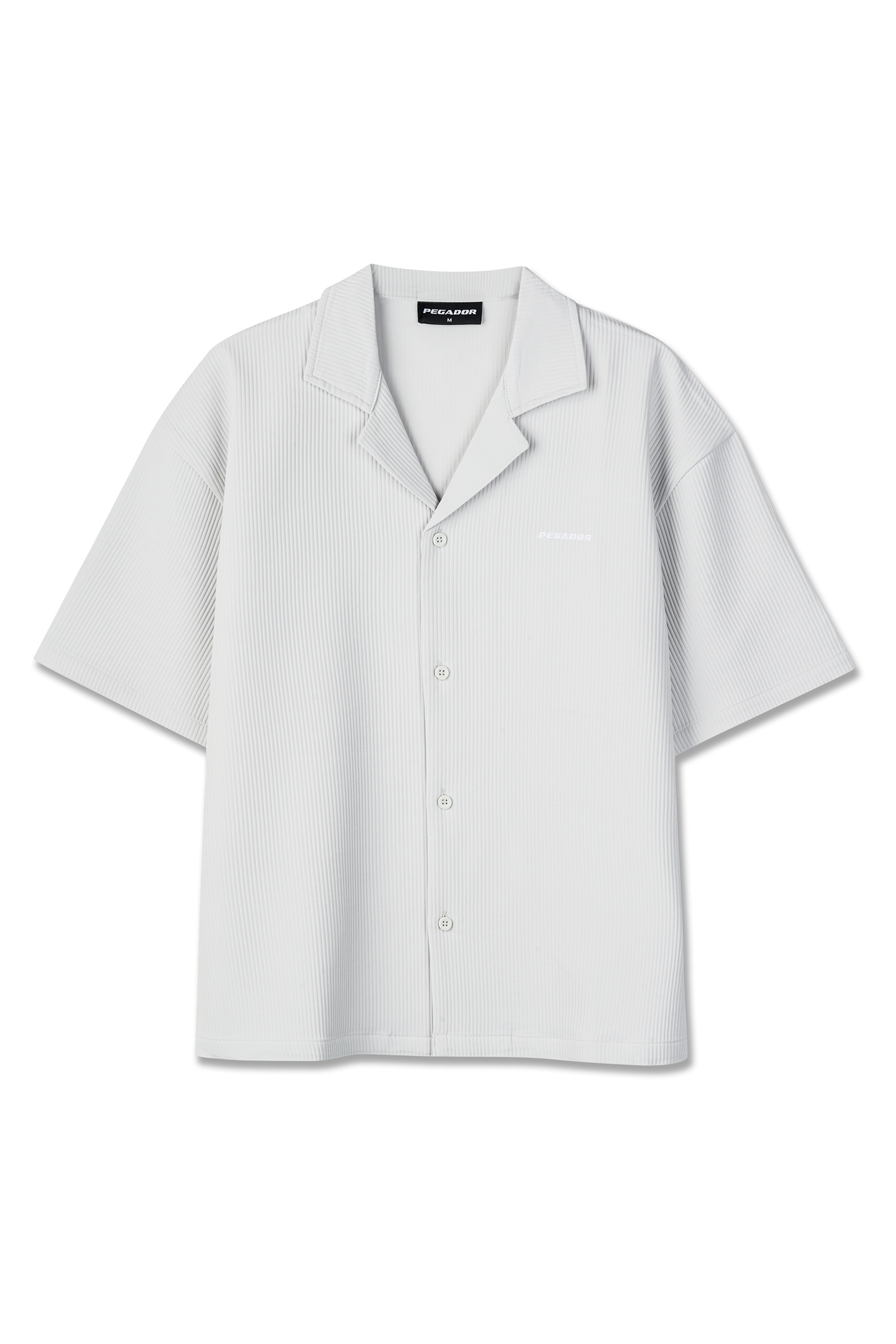 PEGADOR Kurzarmhemd »TROY PLISSEE SUMMER SHIRT« Baumwollmischung, regular fit