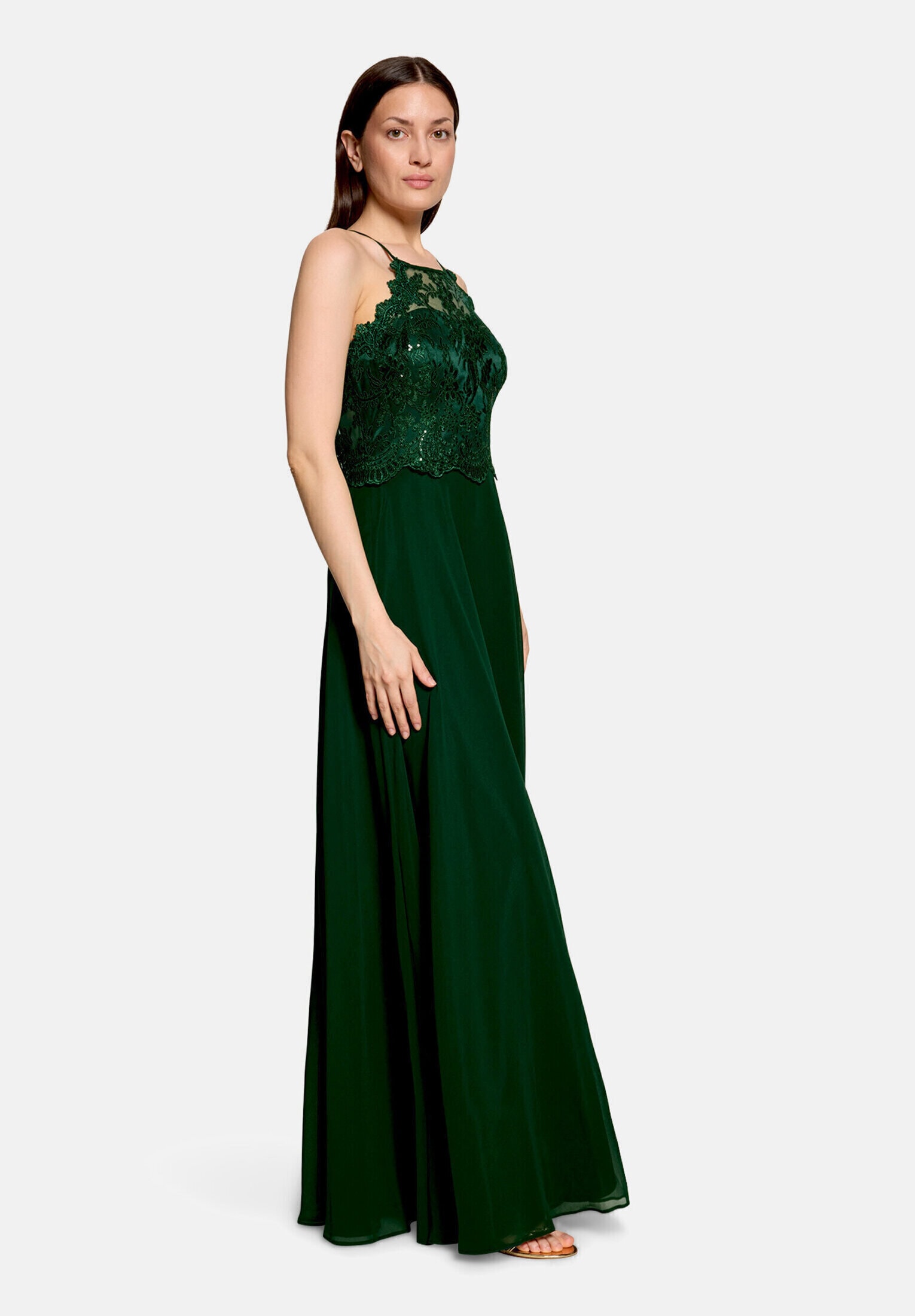 Vera Mont Abendkleid "Damen rückenfrei" Ohne Tasche Spitze
