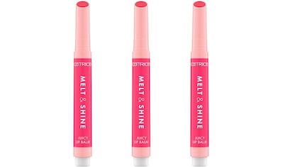 Lippenbalsam »Melt & Shine Juicy Lip Balm«, (Set, 3 tlg.)