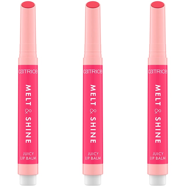 Catrice Lippenbalsam »Melt & Shine Juicy Lip Balm«, (Set, 3 tlg.) | BAUR