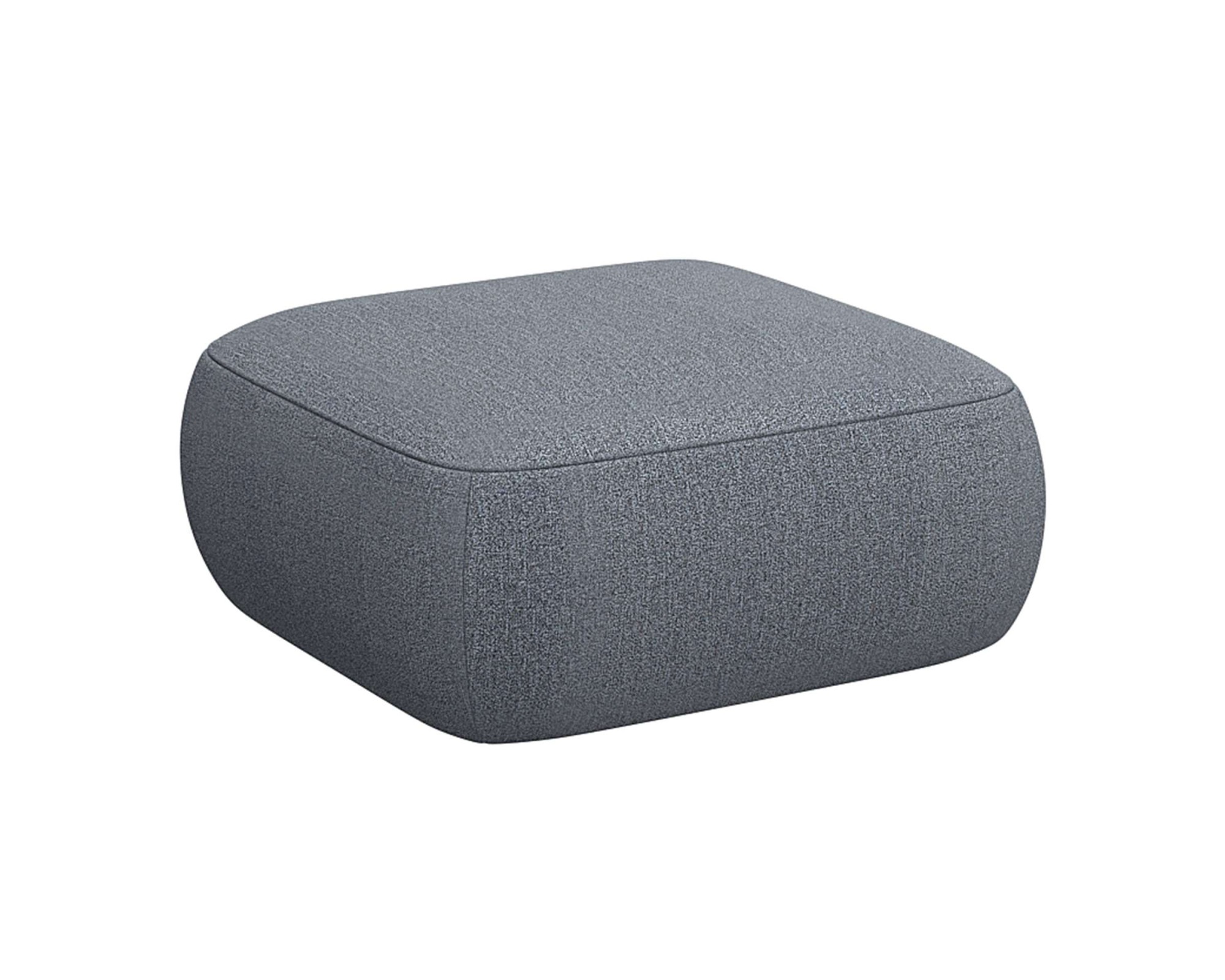 FLEXLUX Pouf »Torino, rund, bodennah, Sitzhocker, Polsterhocker«, Modernes, organisches Hocker-Design, Kaltschaum, Wellenunterfederung