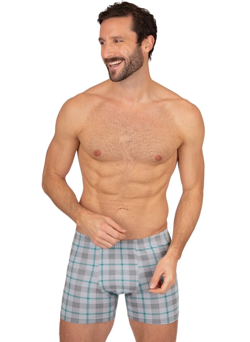 Trigema Schlüpfer »TRIGEMA Herren Pant mit Karo-Muster und Boxerbund«