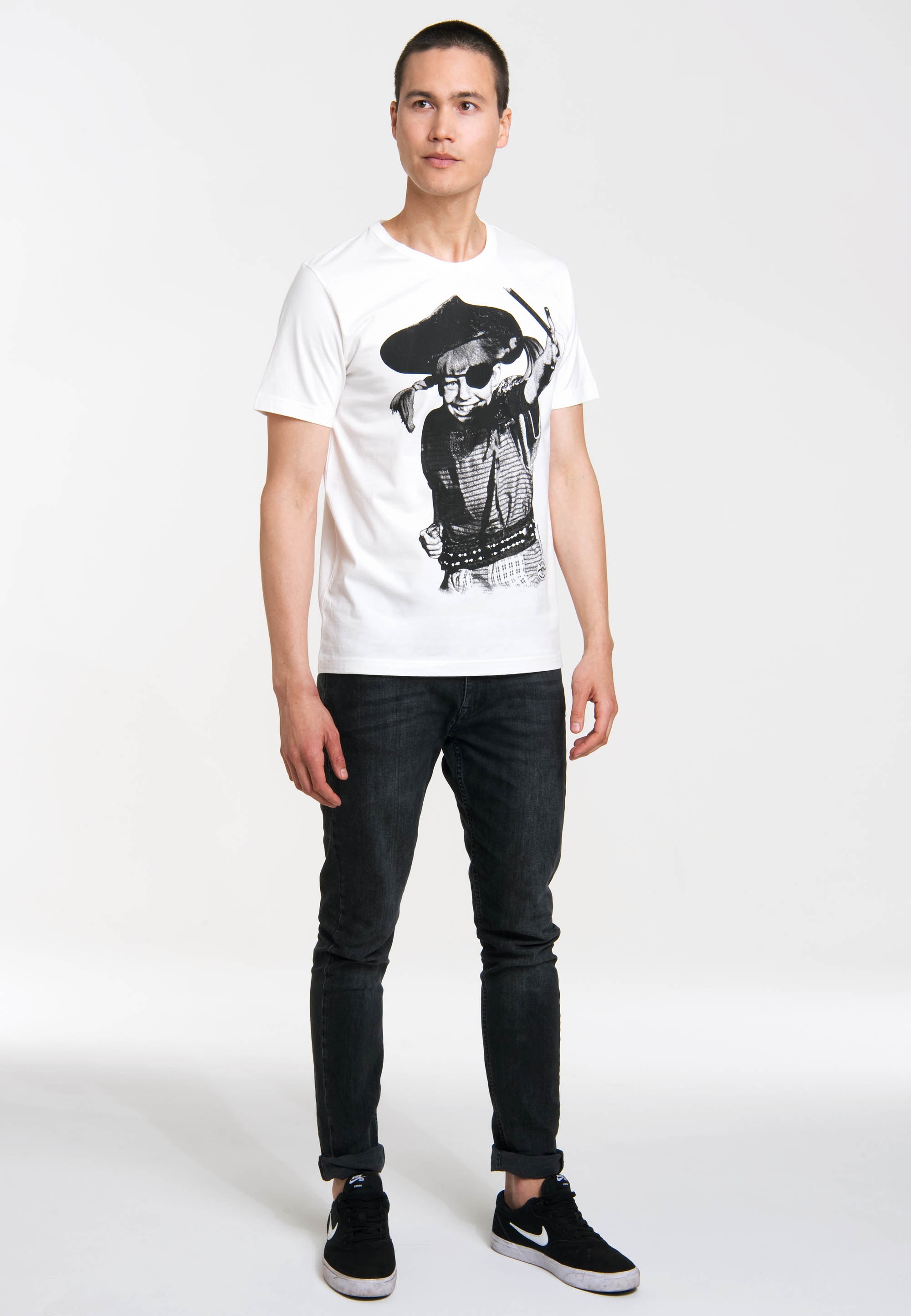 LOGOSHIRT T-Shirt »Pippi Langstrumpf - Pirat«, mit coolem Print