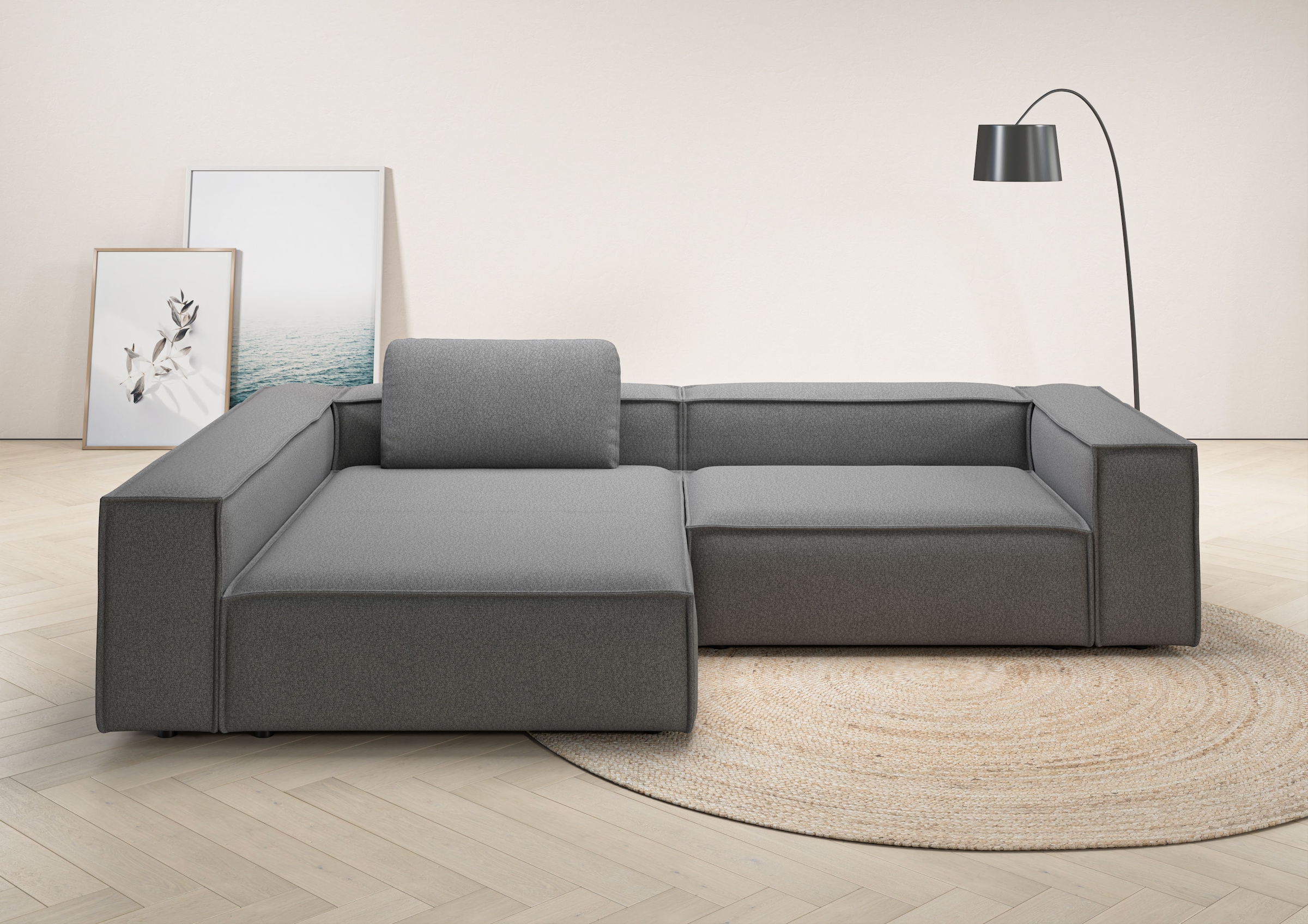 PLACES OF STYLE Ecksofa "Watertown, moderne XXL L-Form, 306 cm breit" Komfo günstig online kaufen