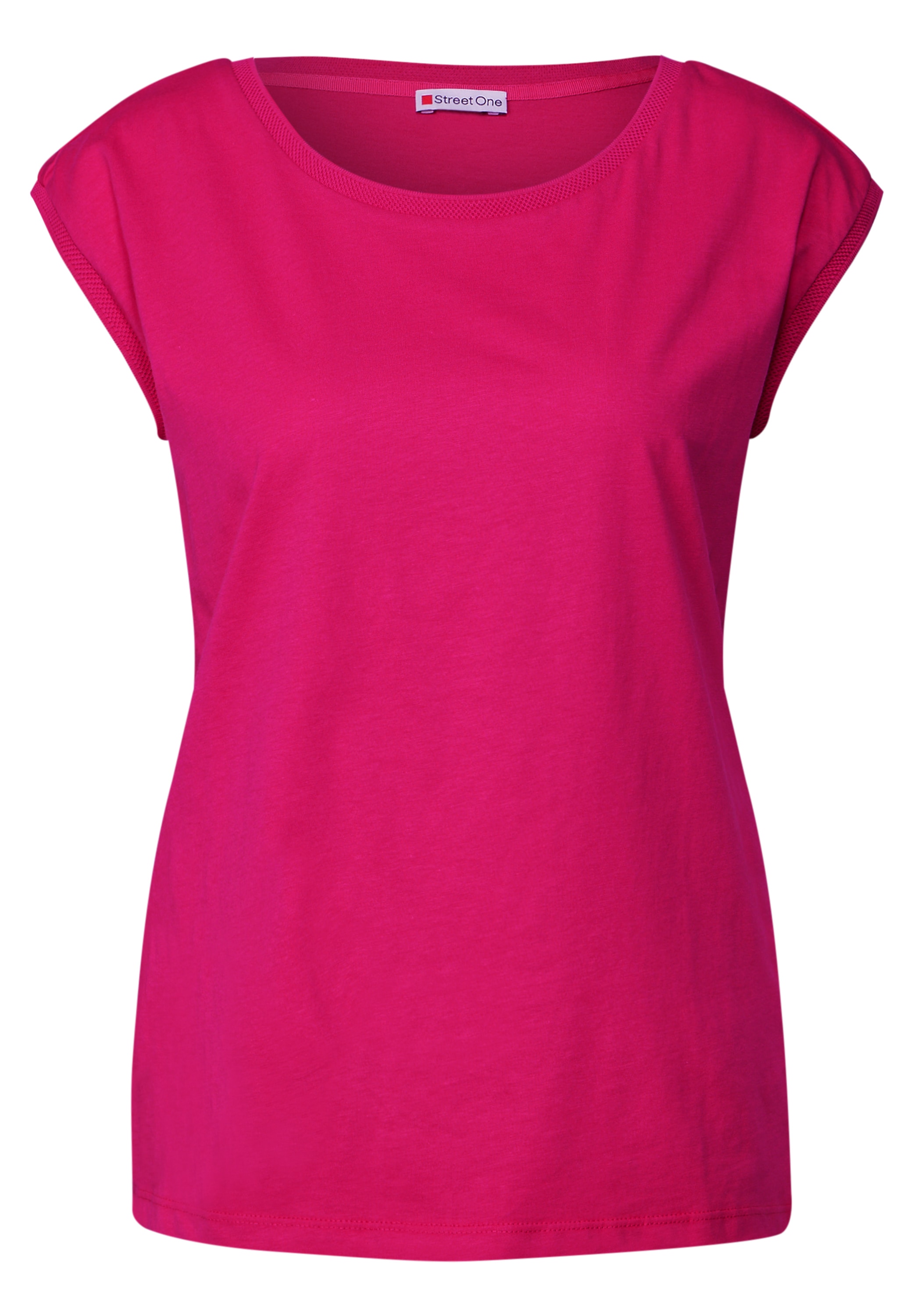 STREET ONE T-Shirt, aus reiner Baumwolle