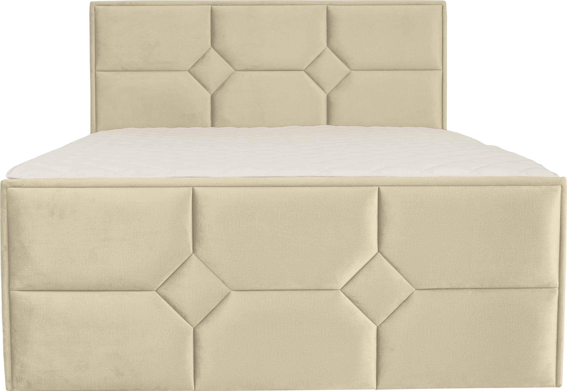 Leonique Boxspringbett »Ambre«, mit Taschen-Federkernmatratze