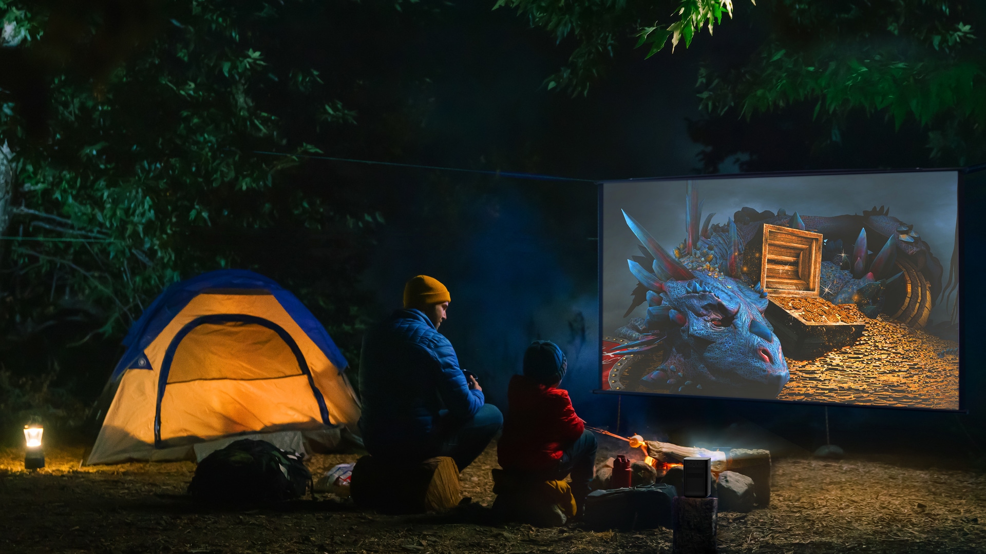 XGIMI Beamer »Halo+«, Full-HD, bis zu 200 Zoll (508 cm), Android TV