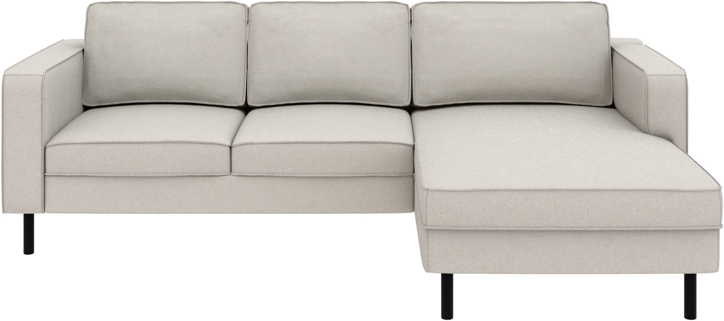 TRENDMANUFAKTUR Ecksofa »Watkins, Couch wahlweise mit Schlaffunktion & Bettkasten, auch in Cord«, Recamiere beidseitig montierbar, Sofa in L-Form, Breite 232 cm