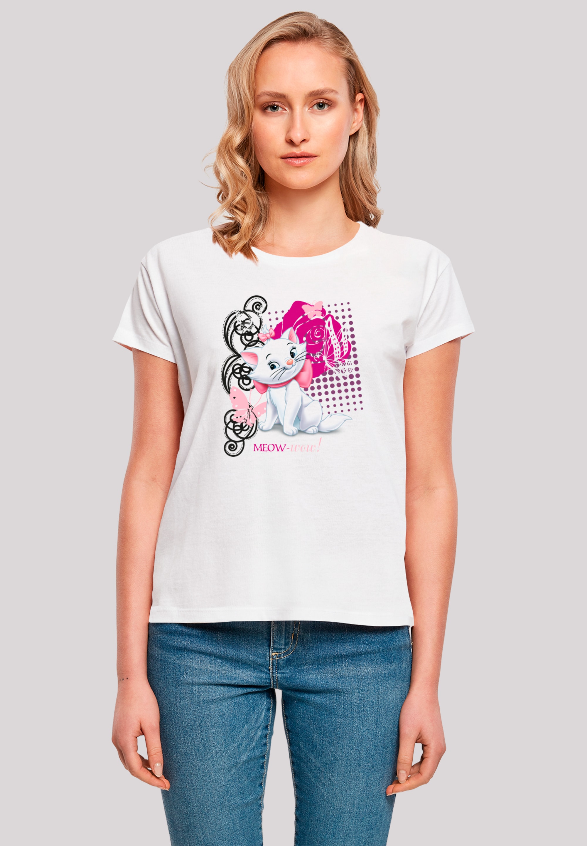 F4NT4STIC T-Shirt "Disney Aristocats Marie Meow Butterfly", Premium Qualitä günstig online kaufen