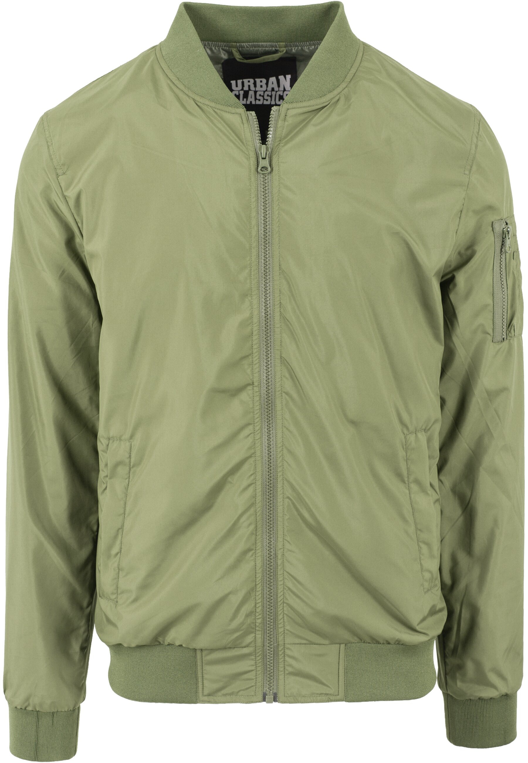 URBAN CLASSICS Allwetterjacke "Urban Classics Herren Light Bomber Jacket", (1 St.), ohne Kapuze