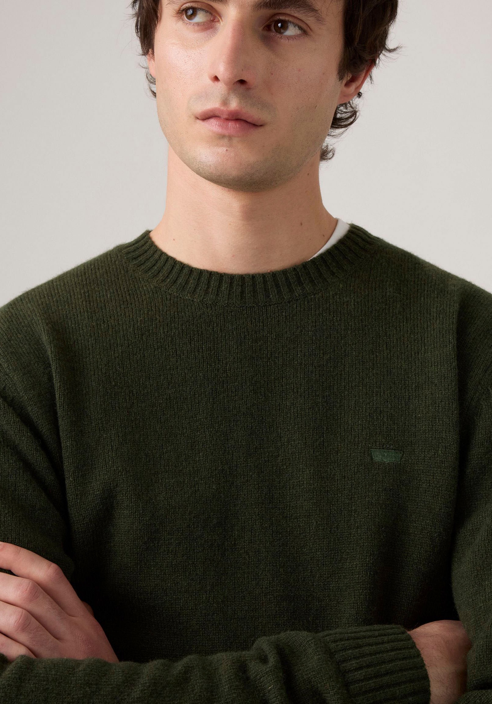 Levi's® Wollpullover »ORIGINAL HM SWEATER«, in klassischer Rundhalsform