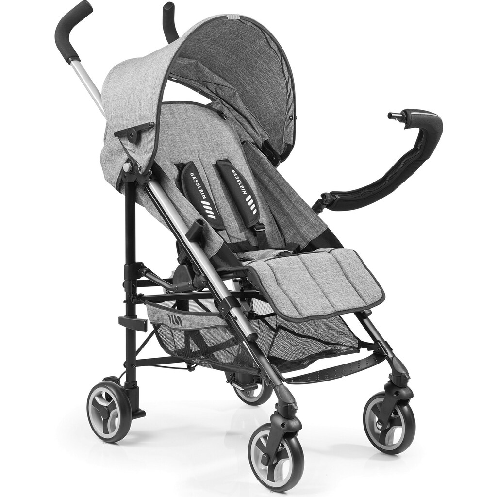 Gesslein Kinder-Buggy »S5 2+4, Camel Meliert«, mit schwenkbaren Vorderrädern;