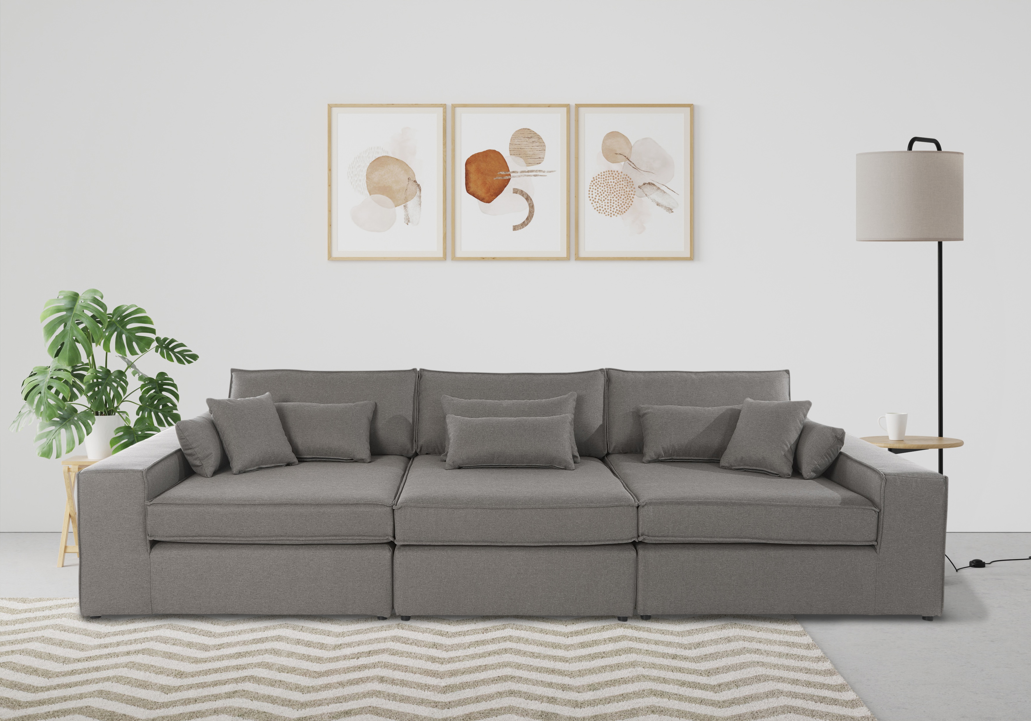 OTTO home 3-Sitzer "Enid" 3 Teile, bestehend aus Modulen, in vielen Bezügen, auch in Breitcord