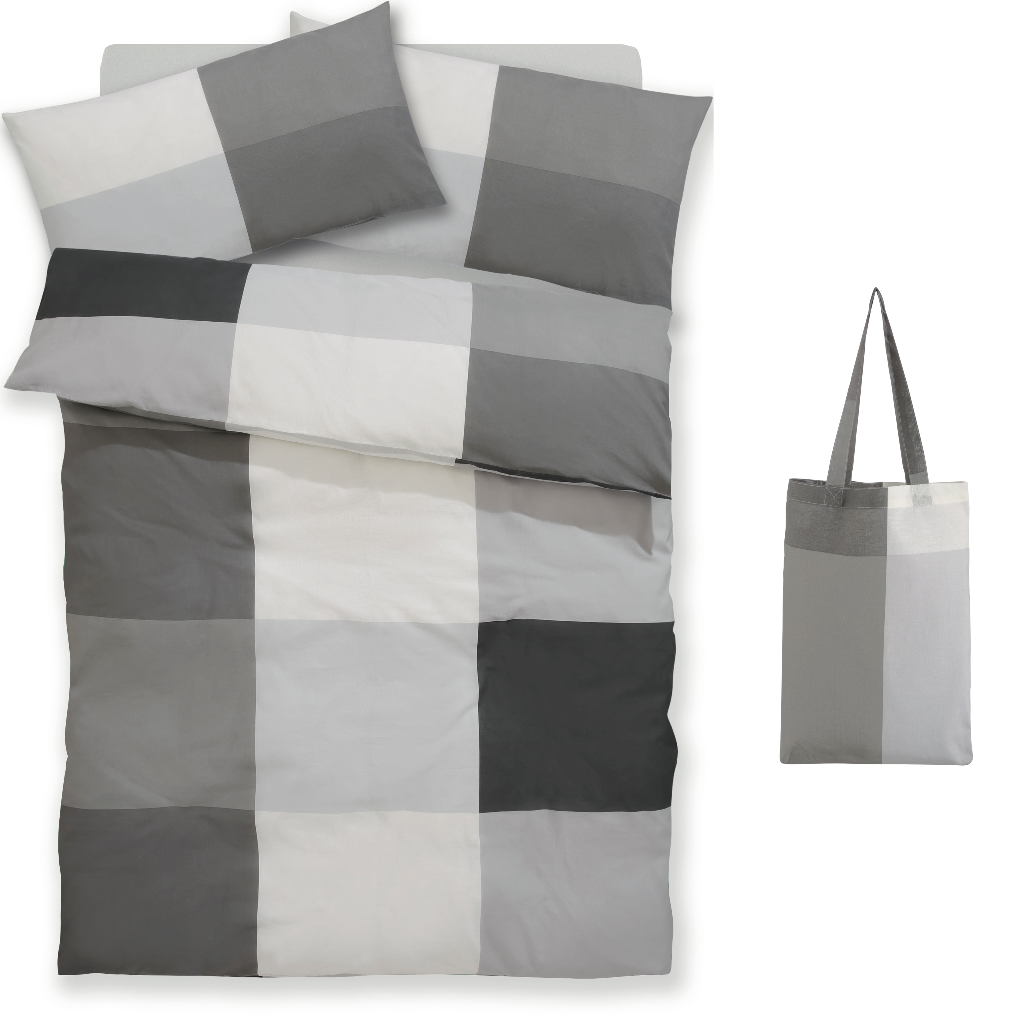 OTTO home Bettwäsche "Tirrell" 3 Bettwäsche ab Gr. 135x200 cm, 100% Baumwolle, Marke H.I.S by OTTO home