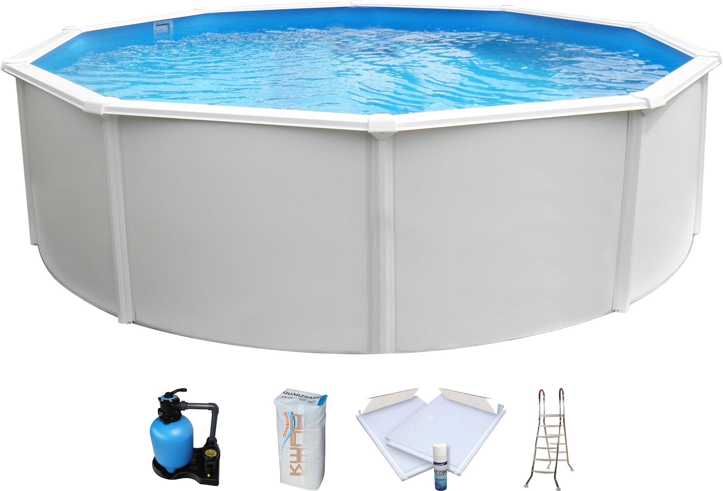 KWAD Rundpool ""Supreme" all in Premium Folie" ØxH: 460x132cm, inkl. Bodeni günstig online kaufen