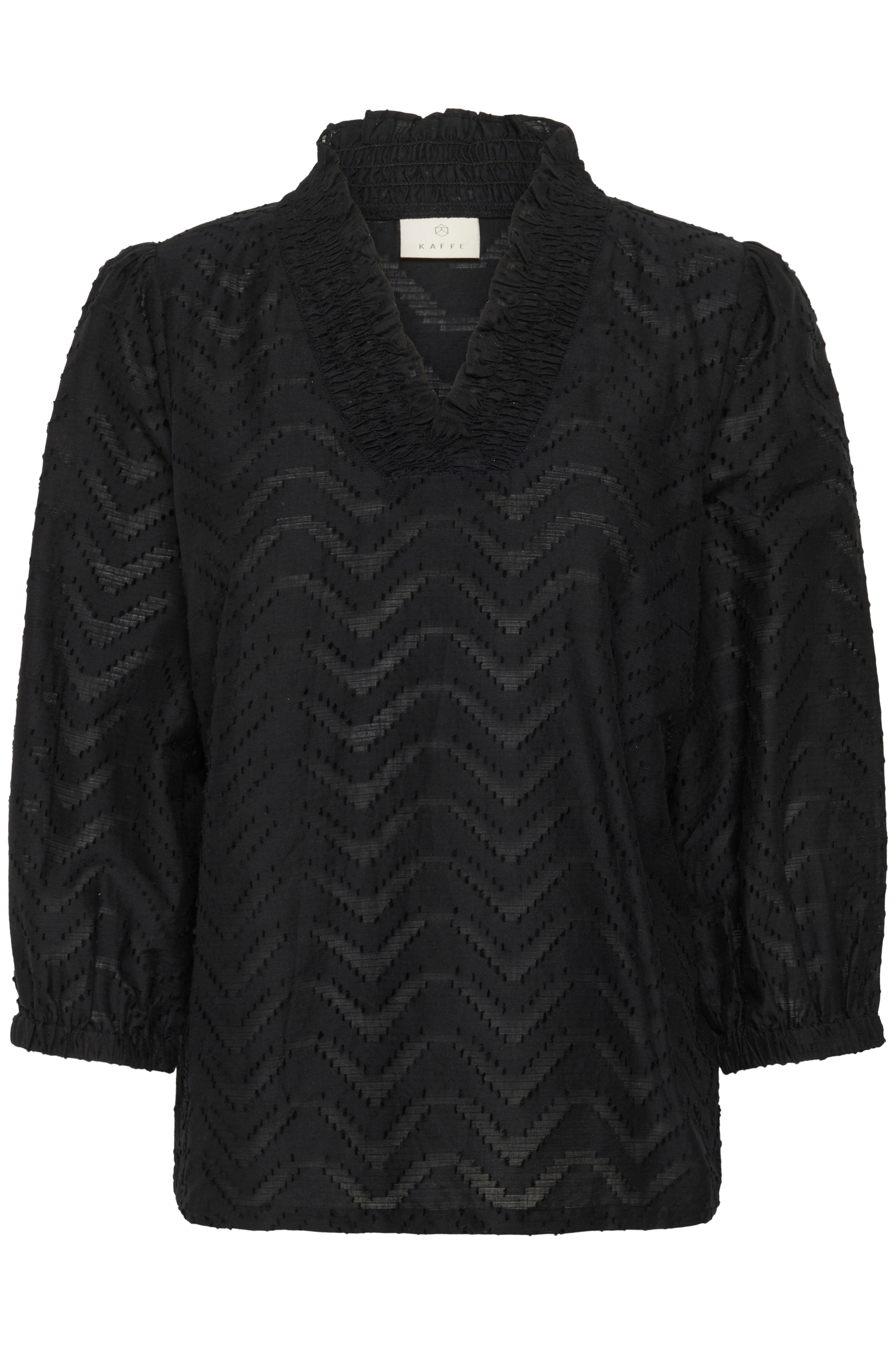 KAFFE Langarmbluse "Damen Langarm-Bluse KAvictoria"