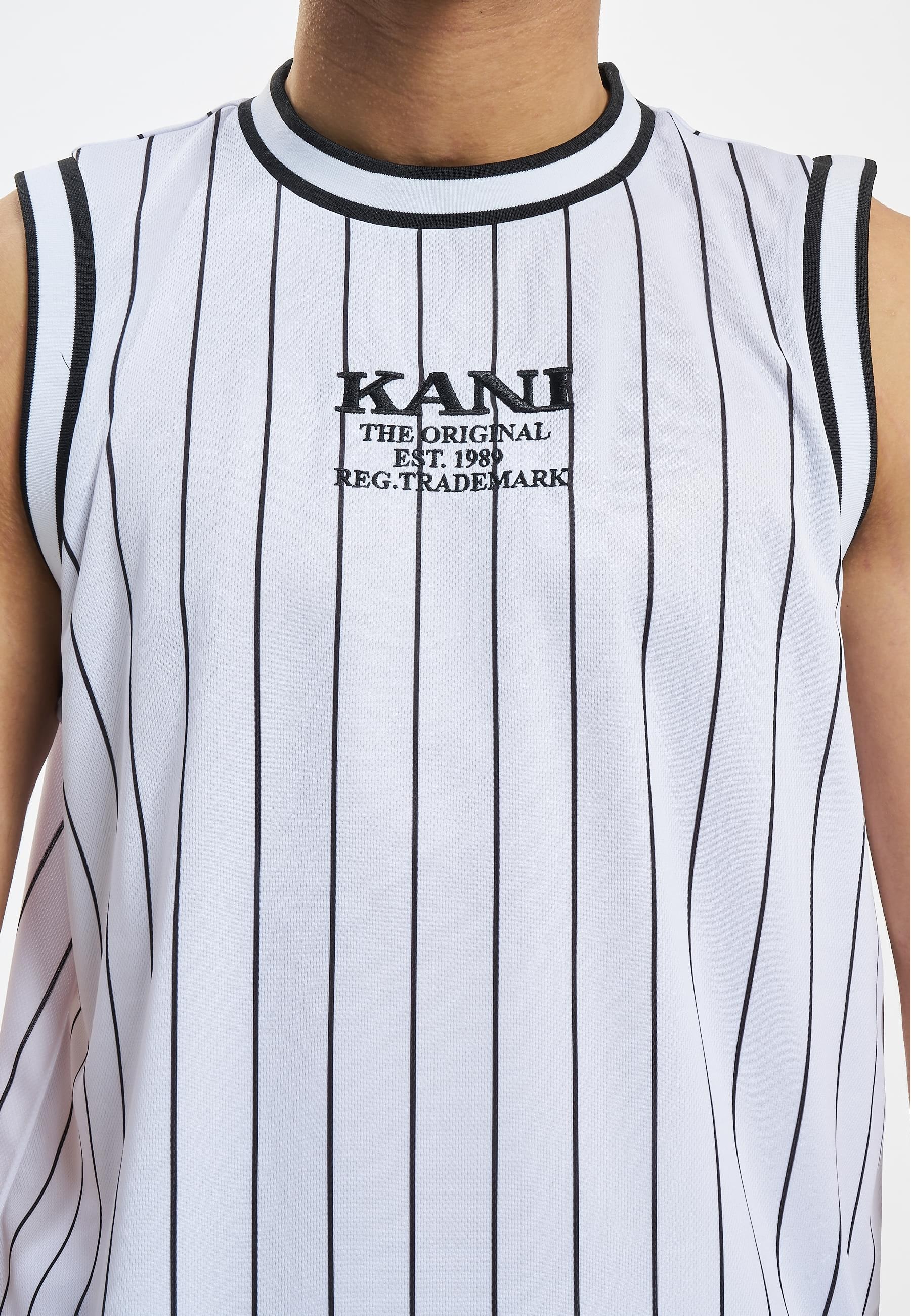 Karl Kani Tanktop »Karl Kani Herren KM232-001-3 KK Retro Pinstripes Basketball Tank«, (1 tlg.)