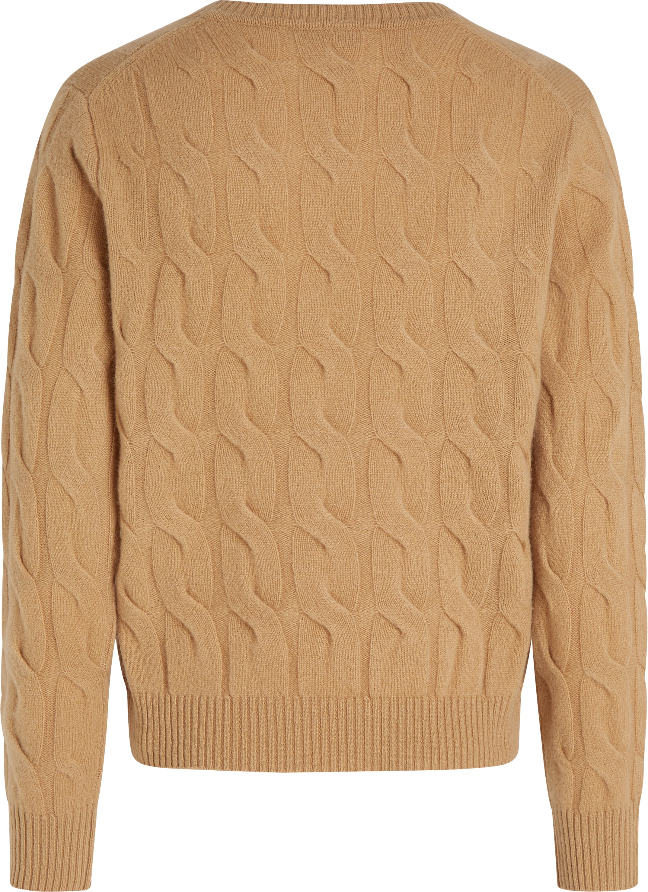 Tommy Hilfiger Strickpullover SOFT WOOL CABLE C-NK mit Zopfmuster, Rundhals günstig online kaufen