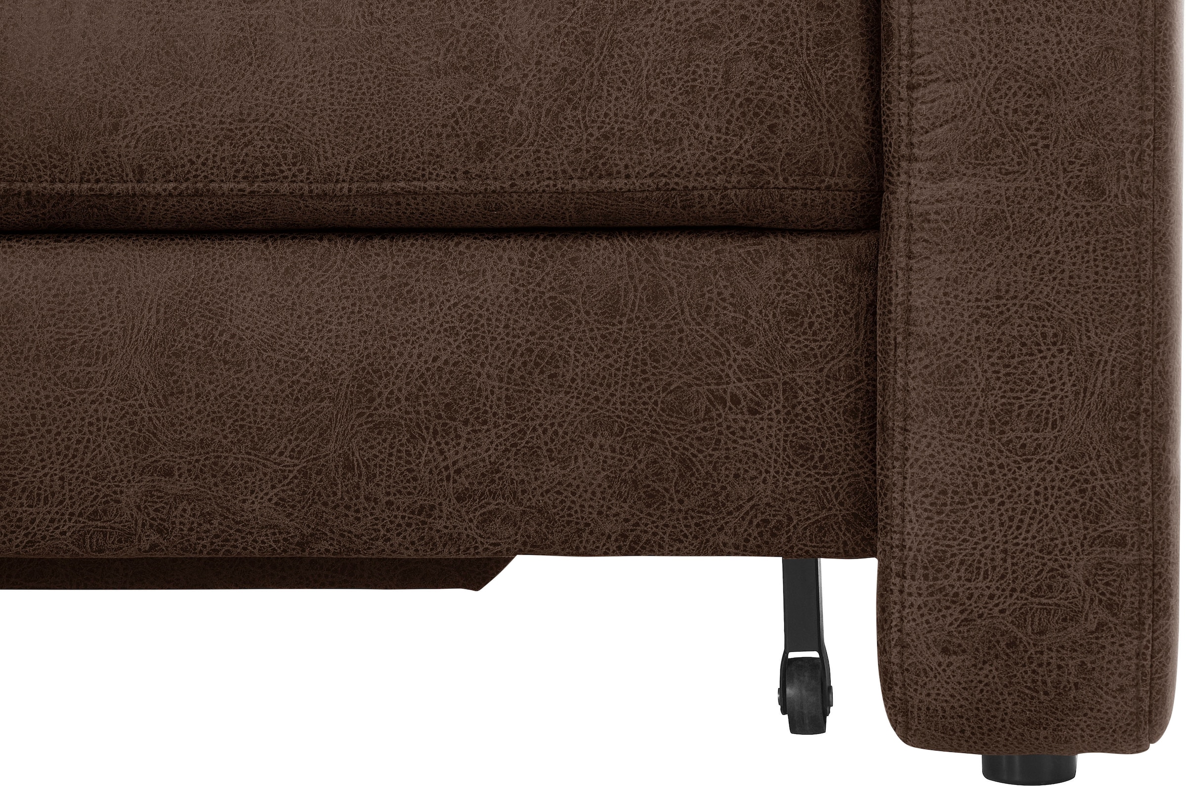 sit&more Ecksofa »Bologna L-Form«, Kopfteilverstellung, wahlweise mit Bettfunktion und Schubkasten