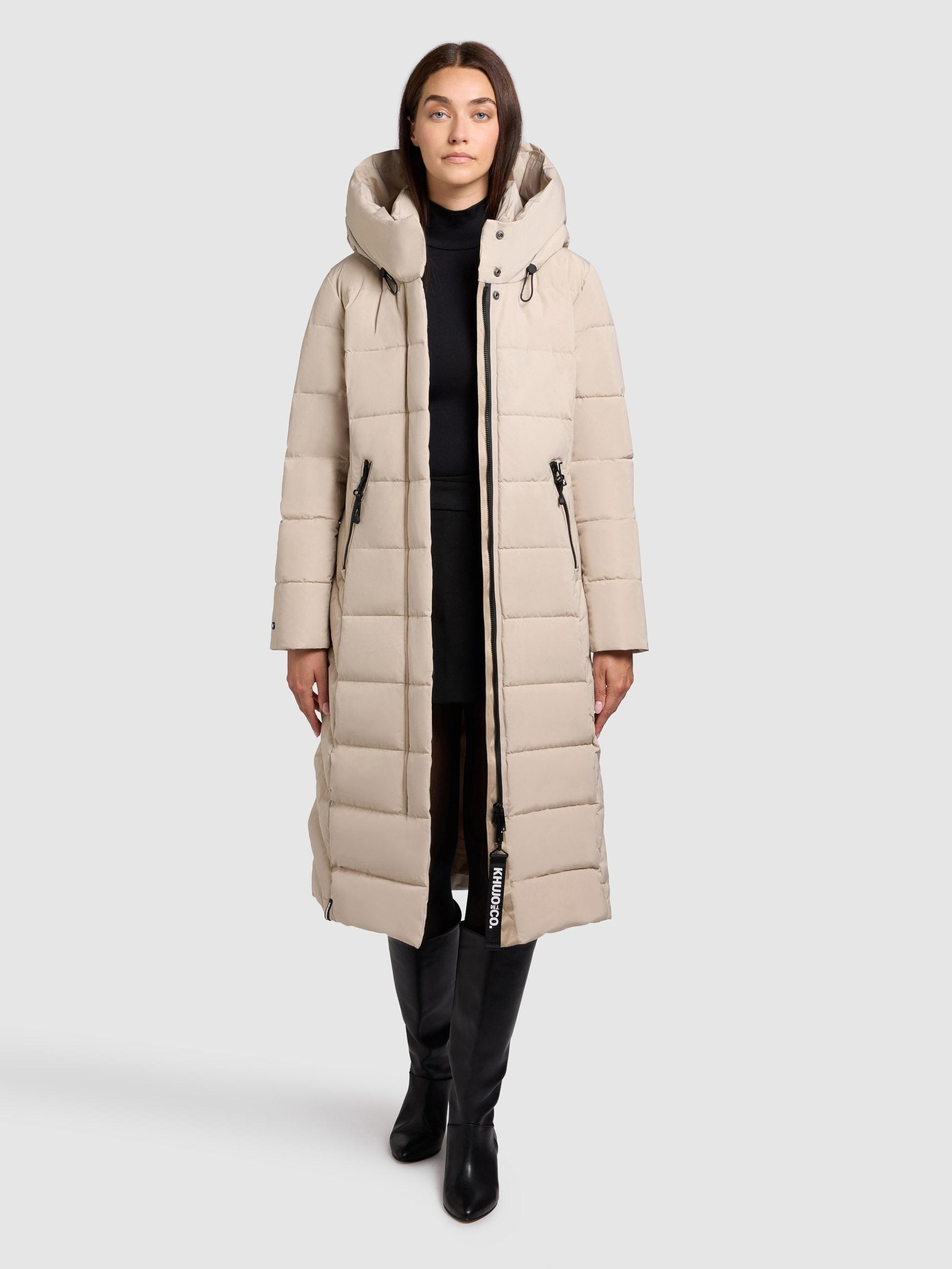 khujo Wintermantel »Sensy-YM«, Warmer Steppmantel mit Kapuze