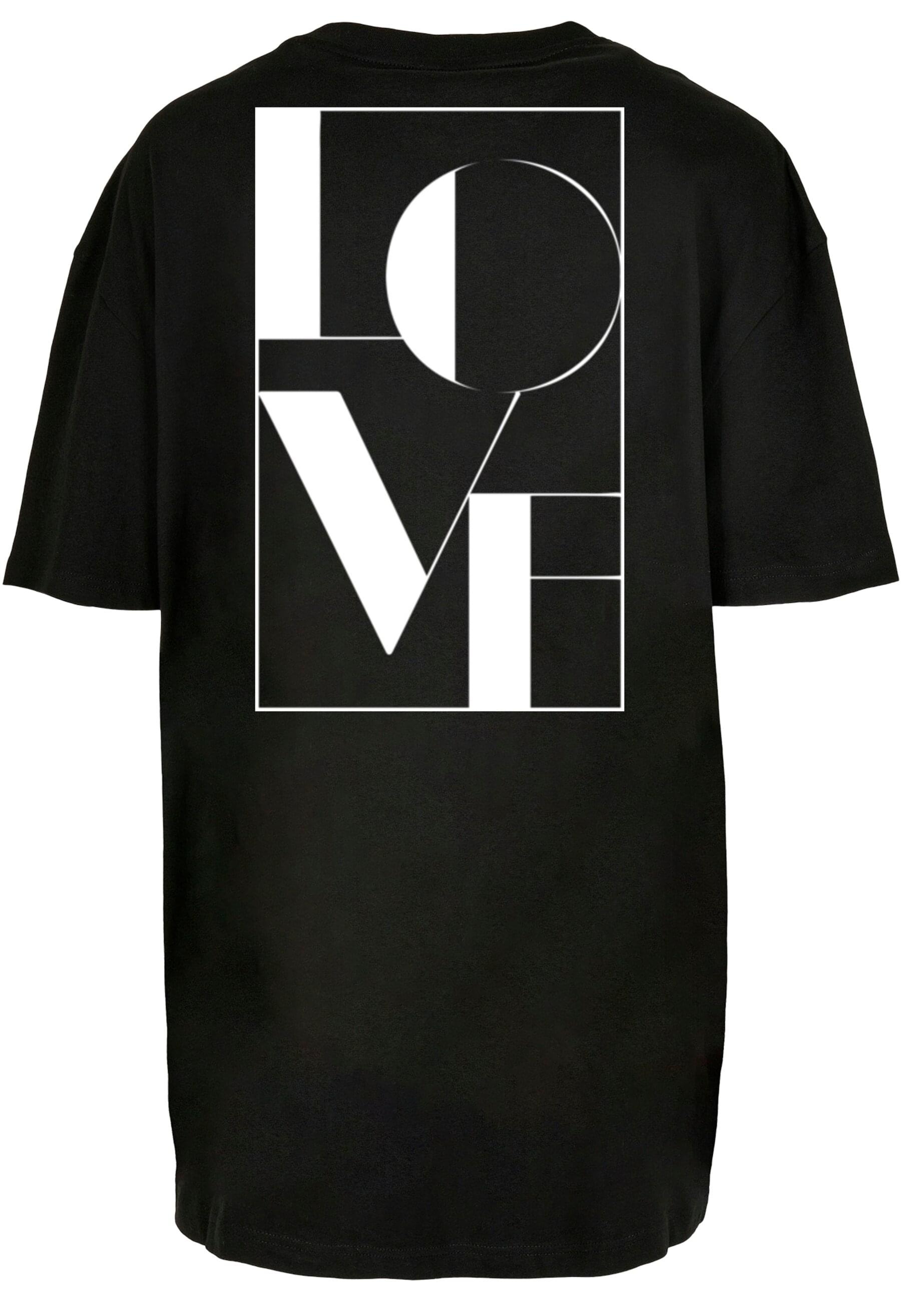 Merchcode T-Shirt "Merchcode Damen Ladies Love Oversized Boyfriend Tee" 1 S günstig online kaufen