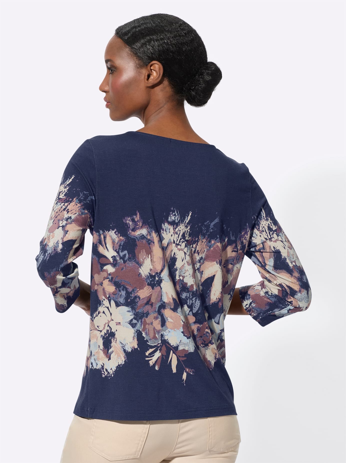 creation L 3/4-Arm-Shirt »Druck-Shirt«, (1 tlg.)