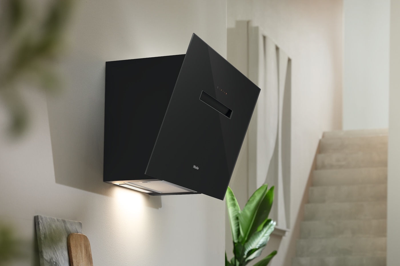 MIELE Wandhaube "DAH 1850 Active", B:79,8cm H:44,3cm T:38,8cm, schwarz, Dunstabzugshauben